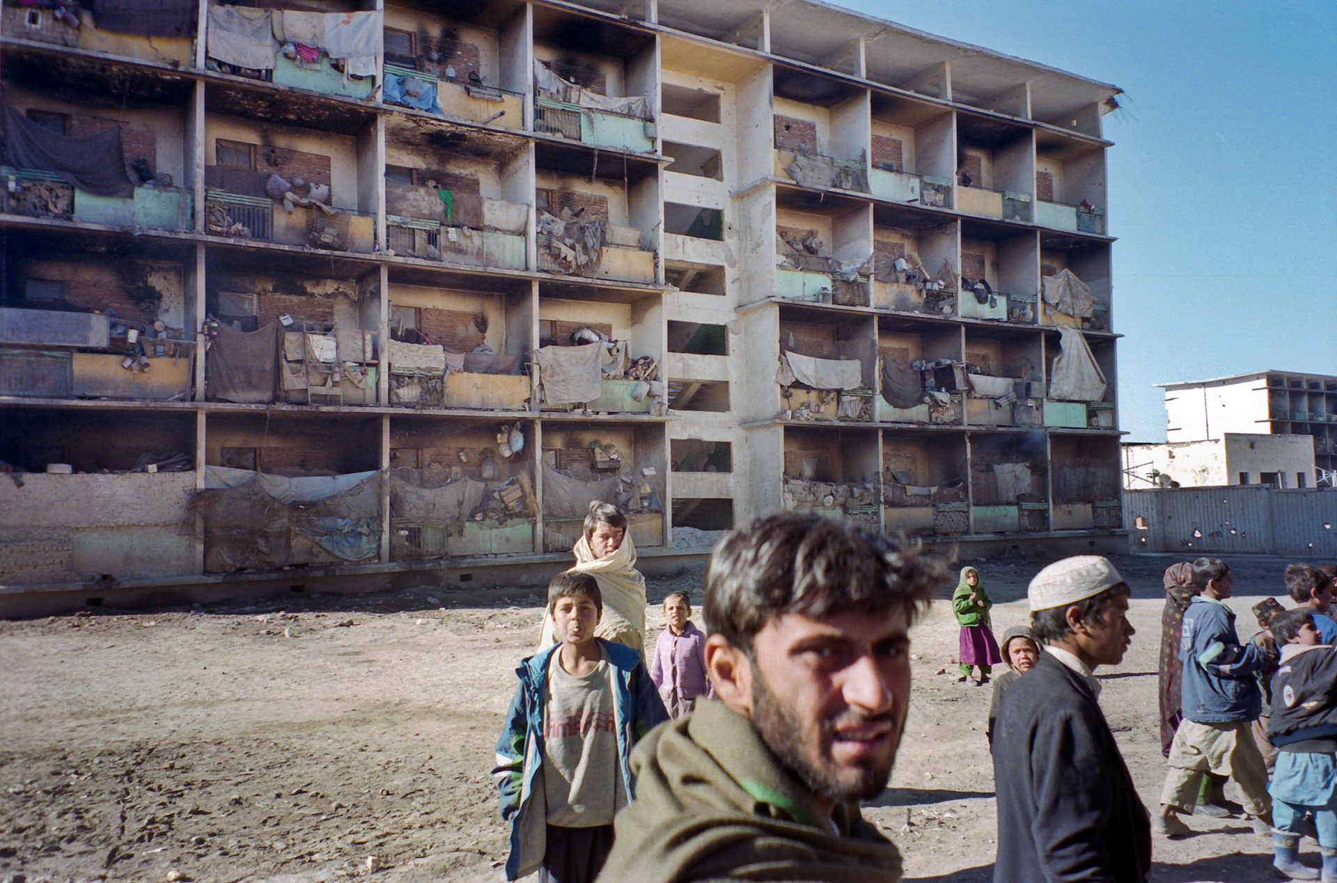 Refugees at the former USSR embassy