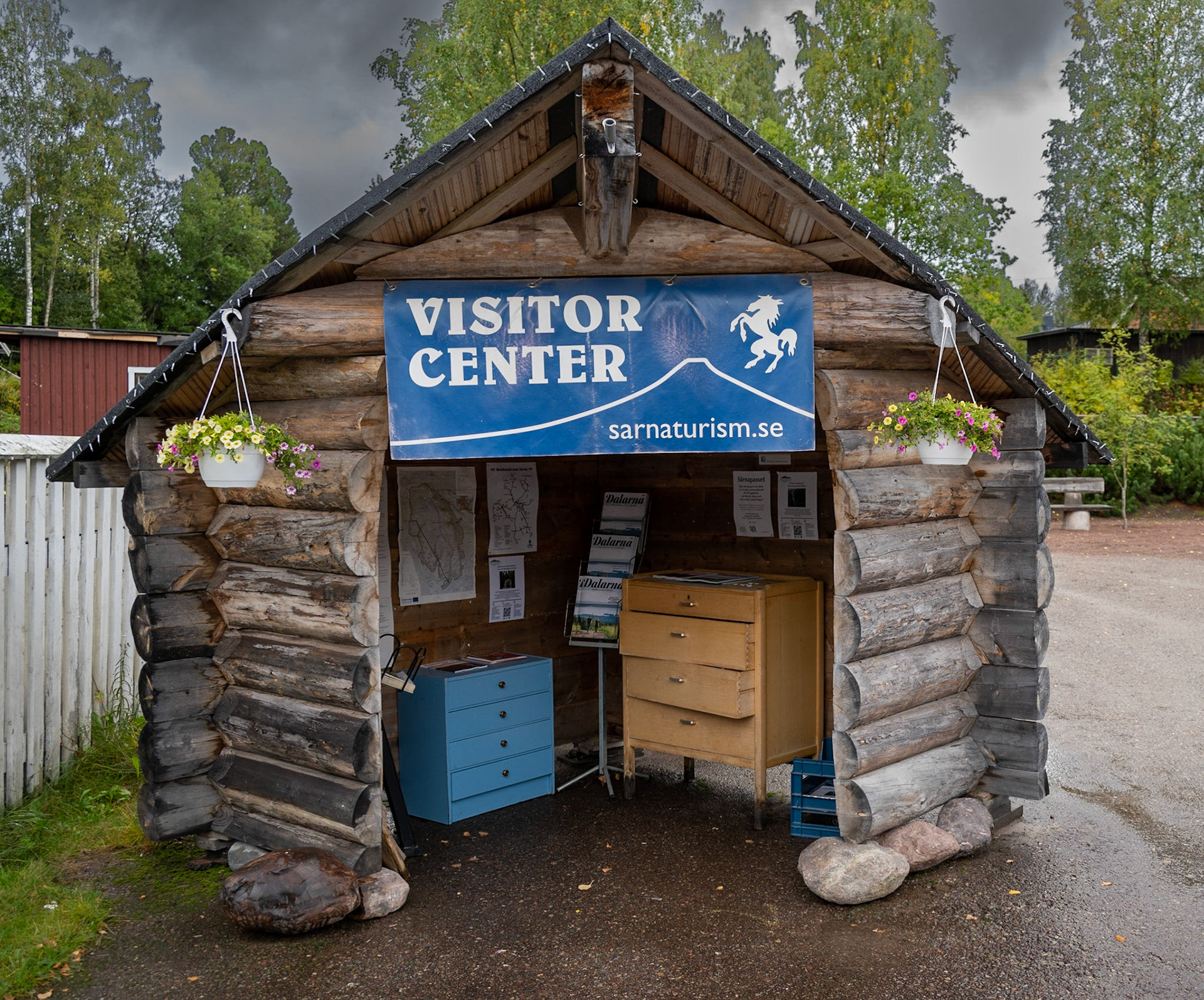The tourist information center in Särna.