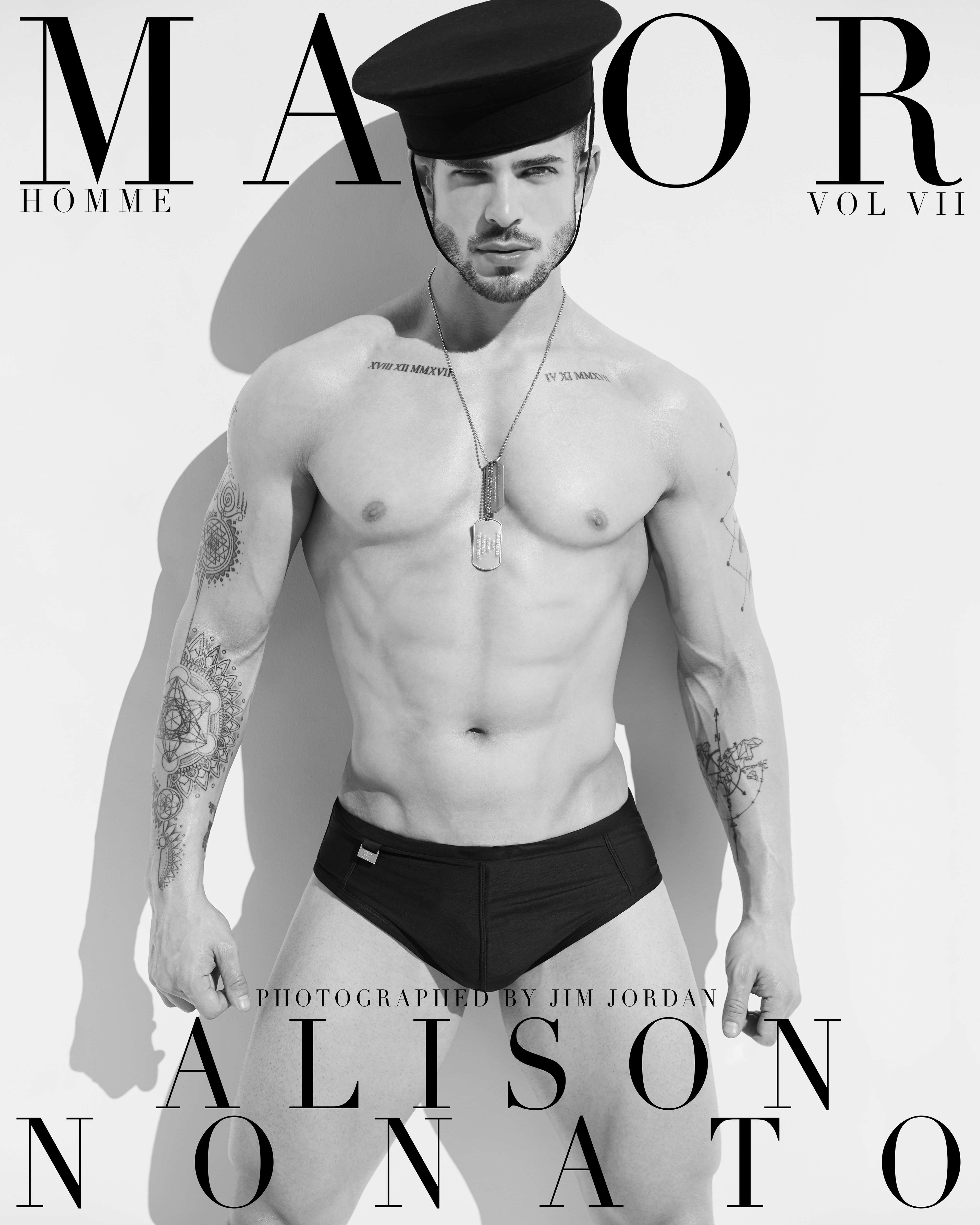 Model Alison Nonato photographed by celebrity fashion photographer Jim Jordan for Major Magazine