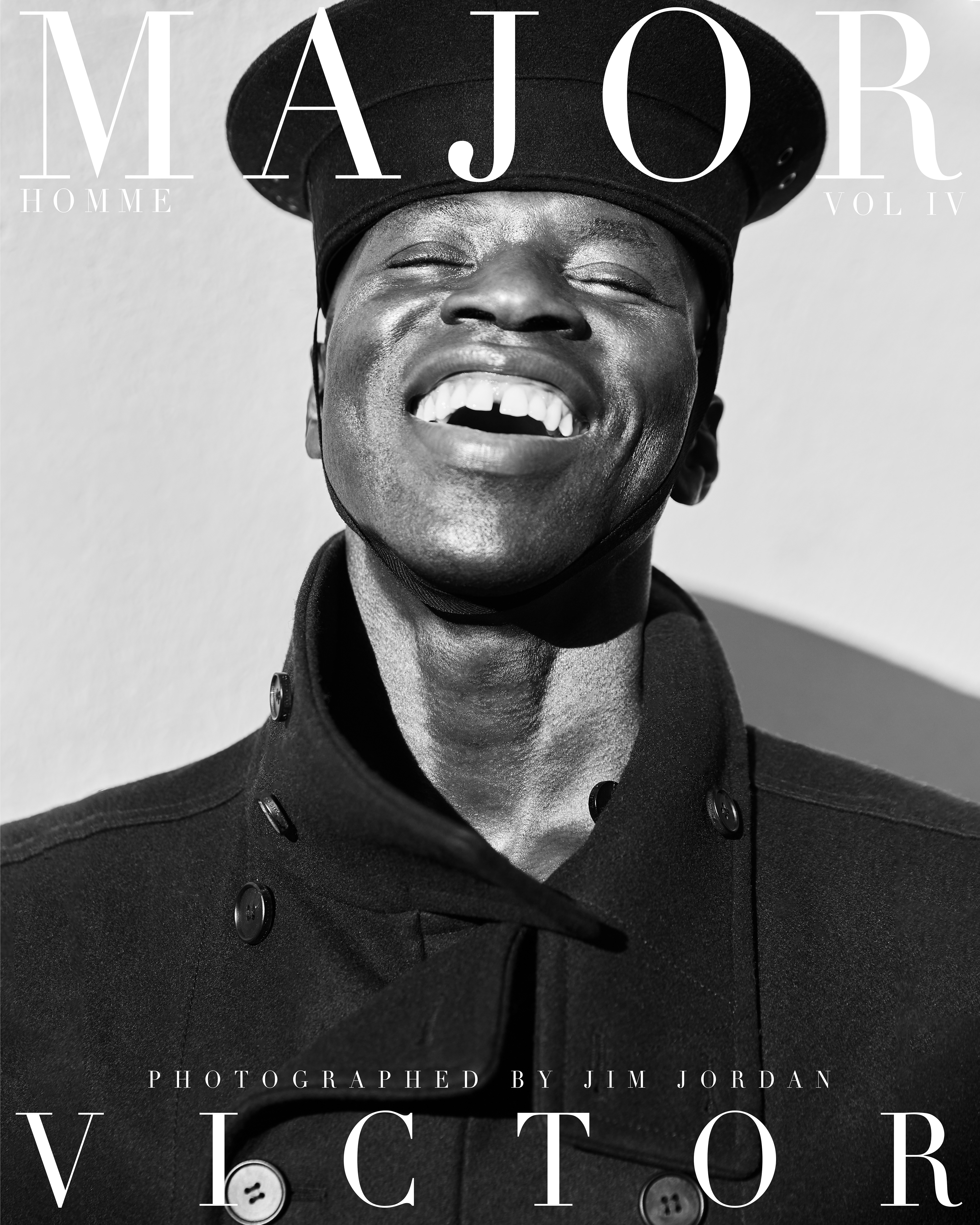 Model Victor Ardeniran photographed by celebrity fashion photographer Jim Jordan for Major Magazine
