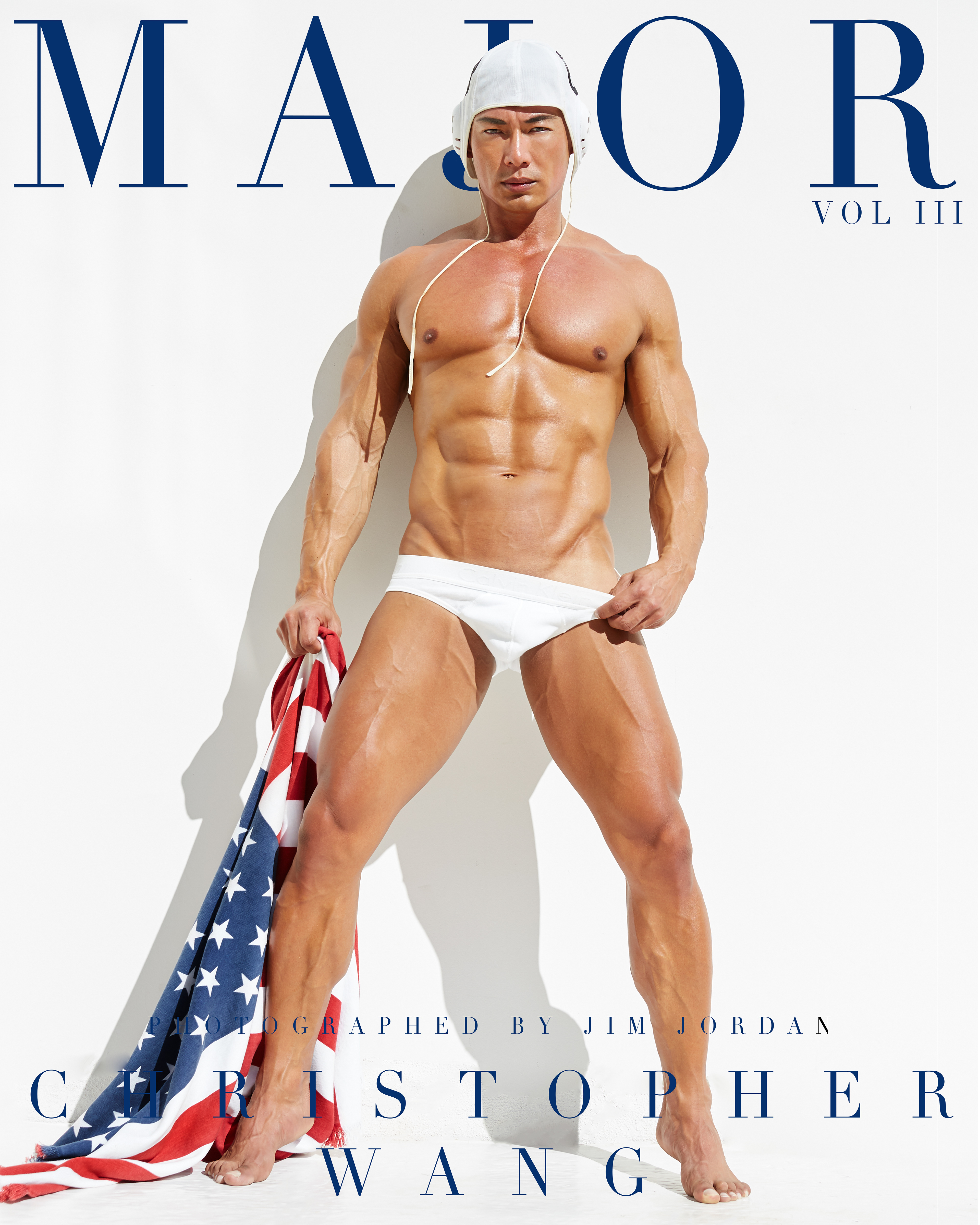 Model Christopher Wang photographed by celebrity fashion photographer Jim Jordan for Major Magazine