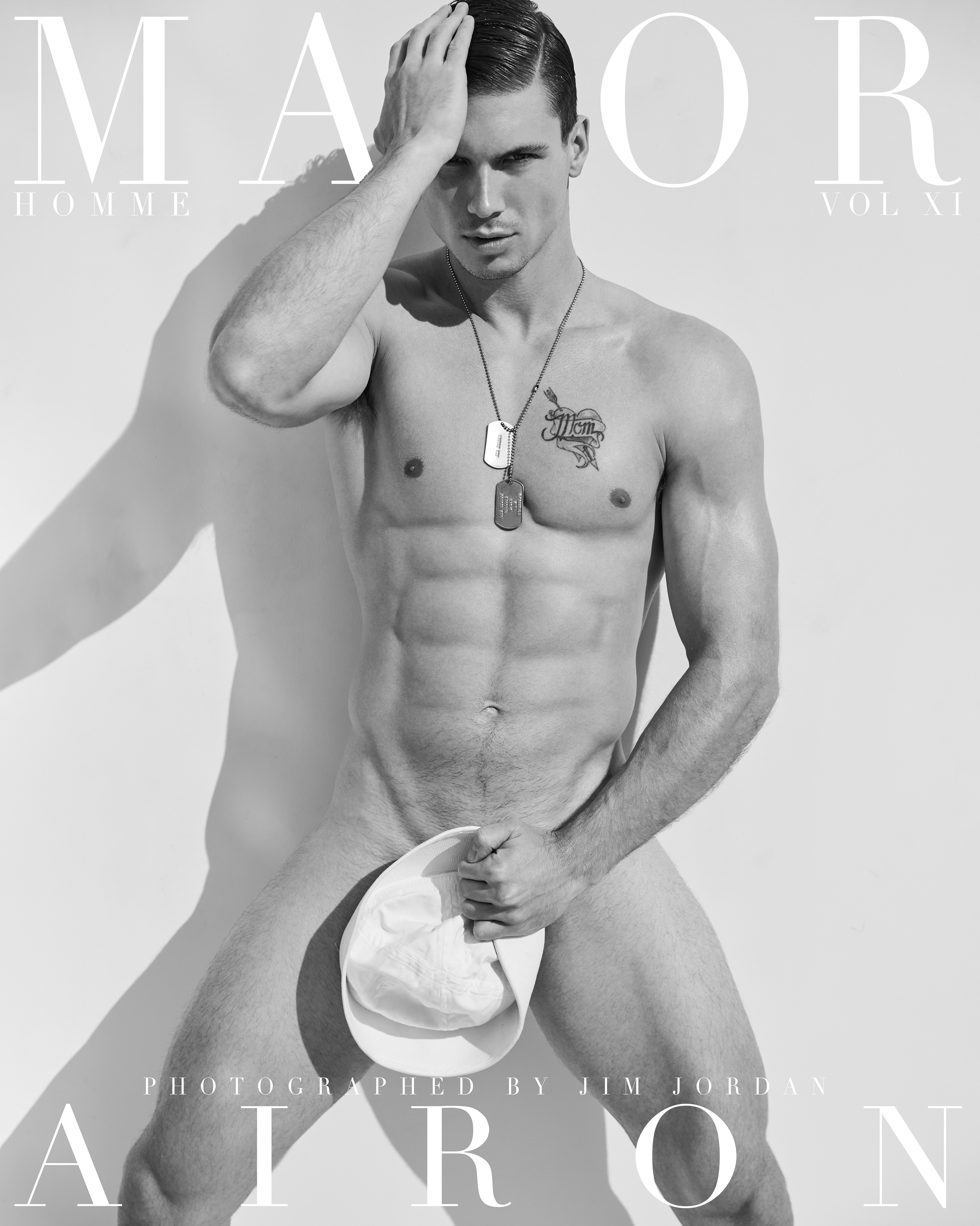 Model Airon Mallars photographed by celebrity fashion photographer Jim Jordan for Major Magazine