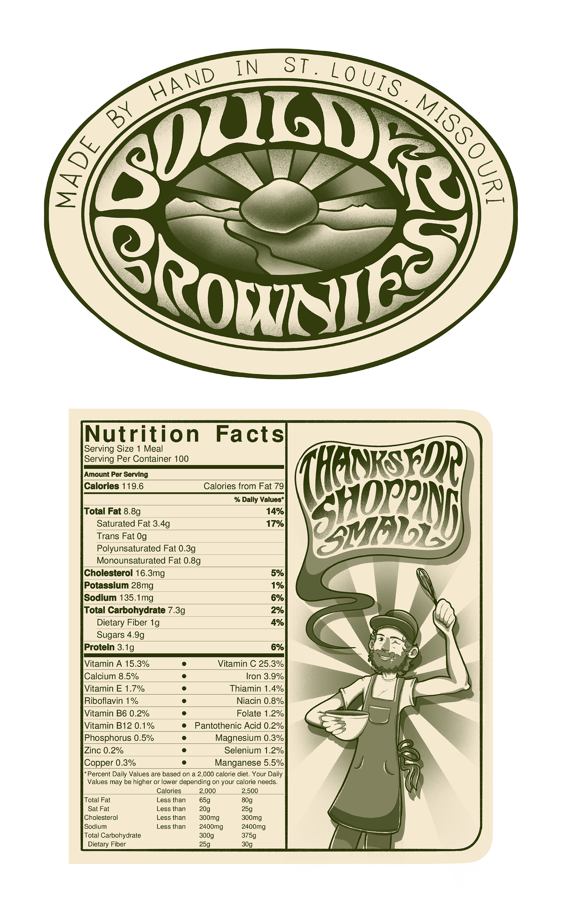 Boulder Brownies Package Design