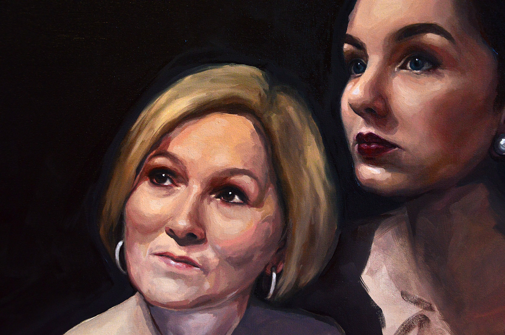 Youme Meyou (work in progress) - oil on canvas - 2020
