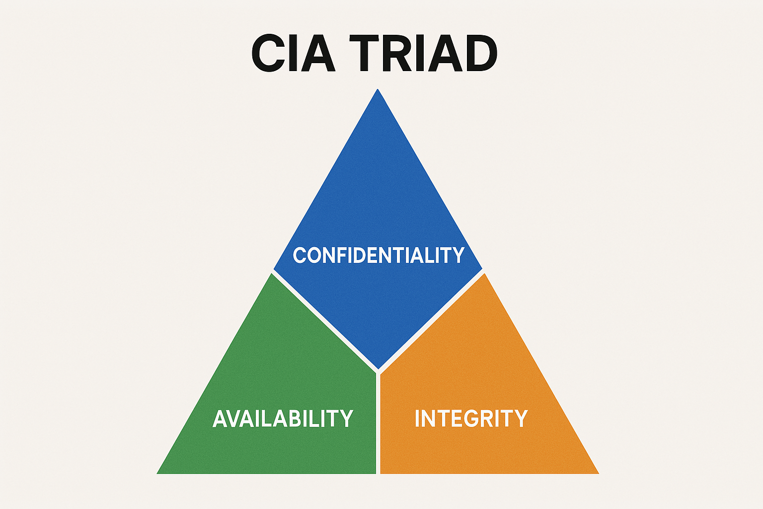 The CIA Triad - Confidentiality, Integrity, Availability