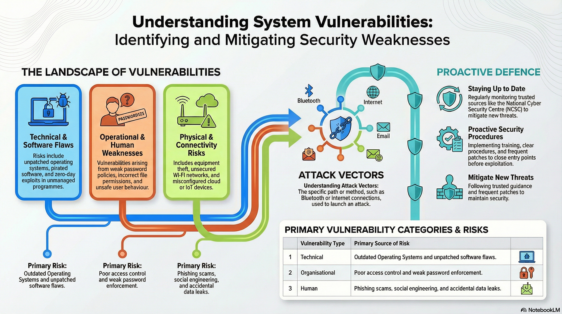 Understanding system vulnerabilities infographic