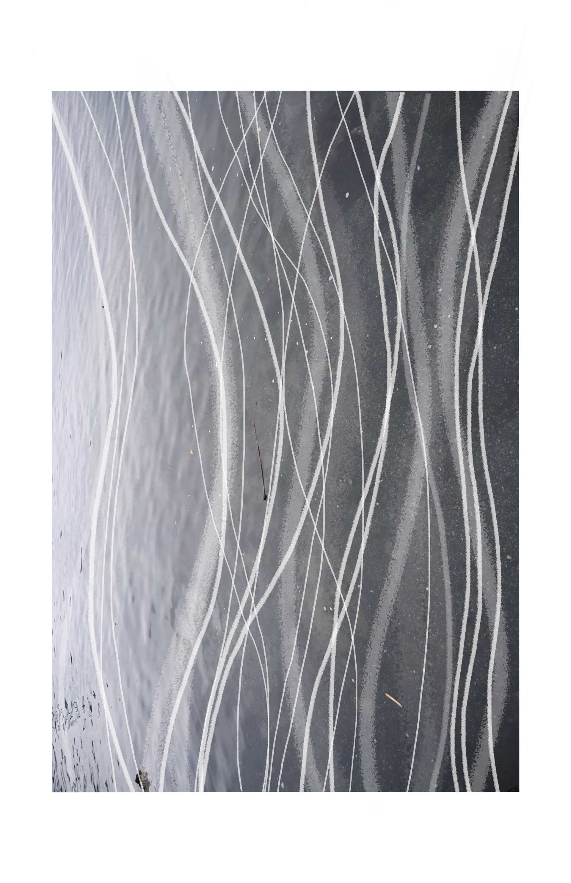 Ideogram studying water movement (Photoshop)