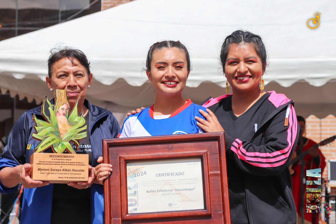 Encuentro Binacional de Danza por Kulla Raymi en Imbabura (2024).
