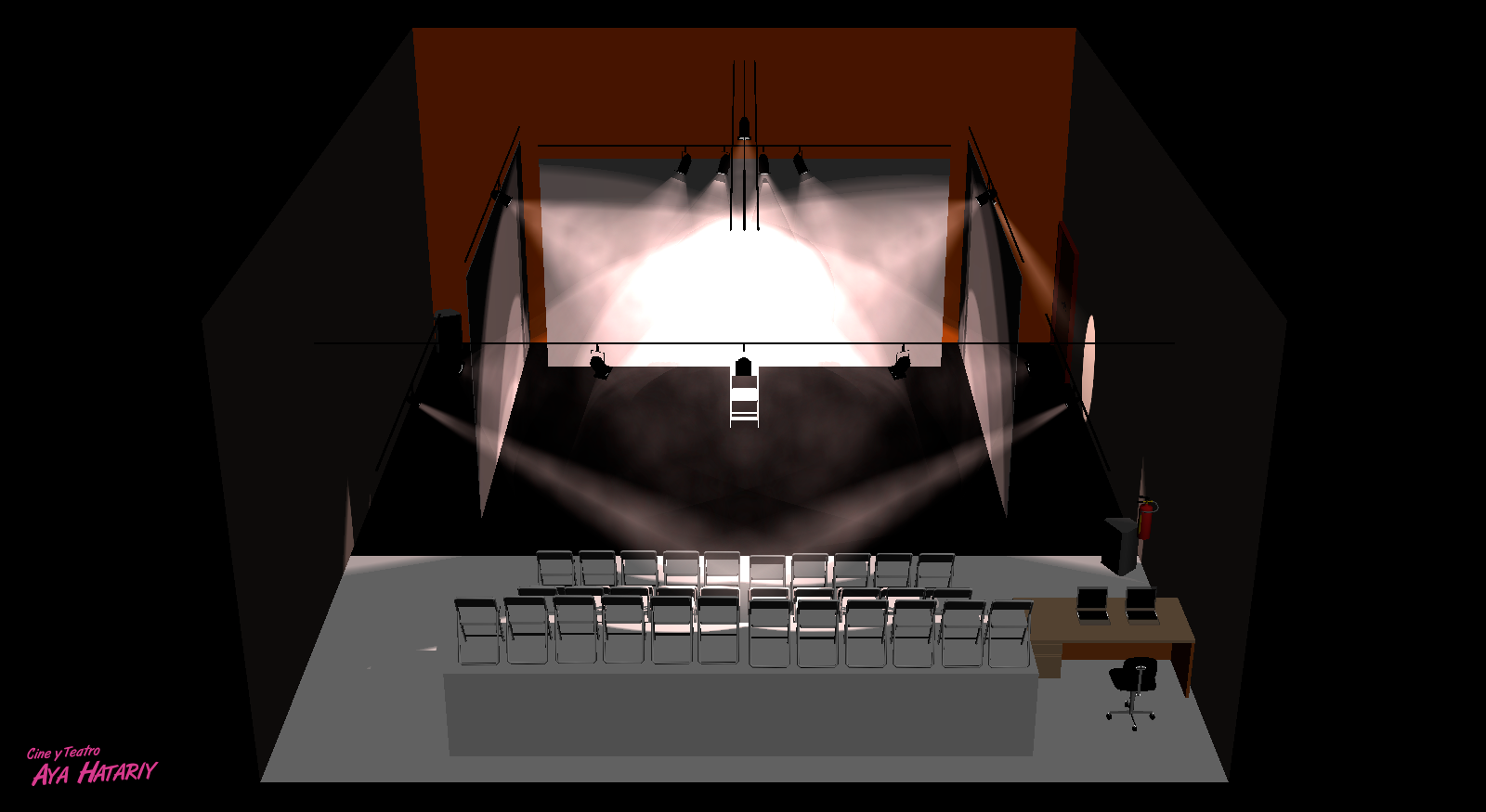 Sala de Cine y Teatro Comunitario Aya Hatariy. 2013-2021. Quito, Ecuador.