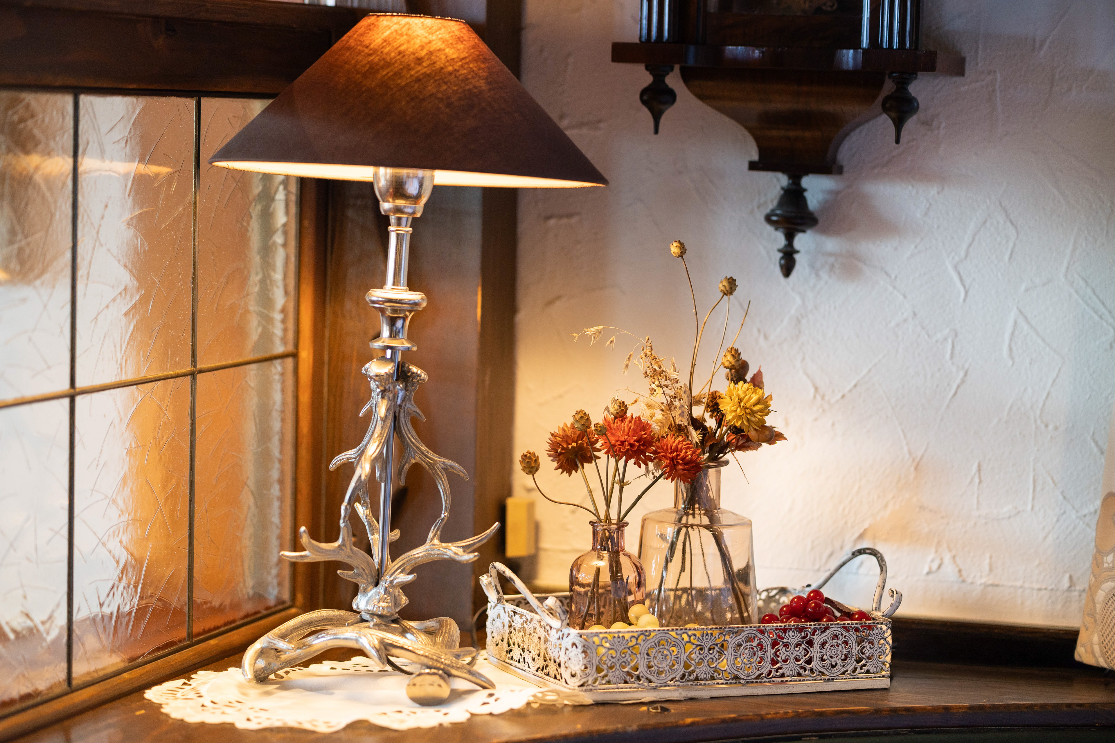 Detailfotografie des Restaurantinterieurs – Hotel Krone Wiechs Schopfheim