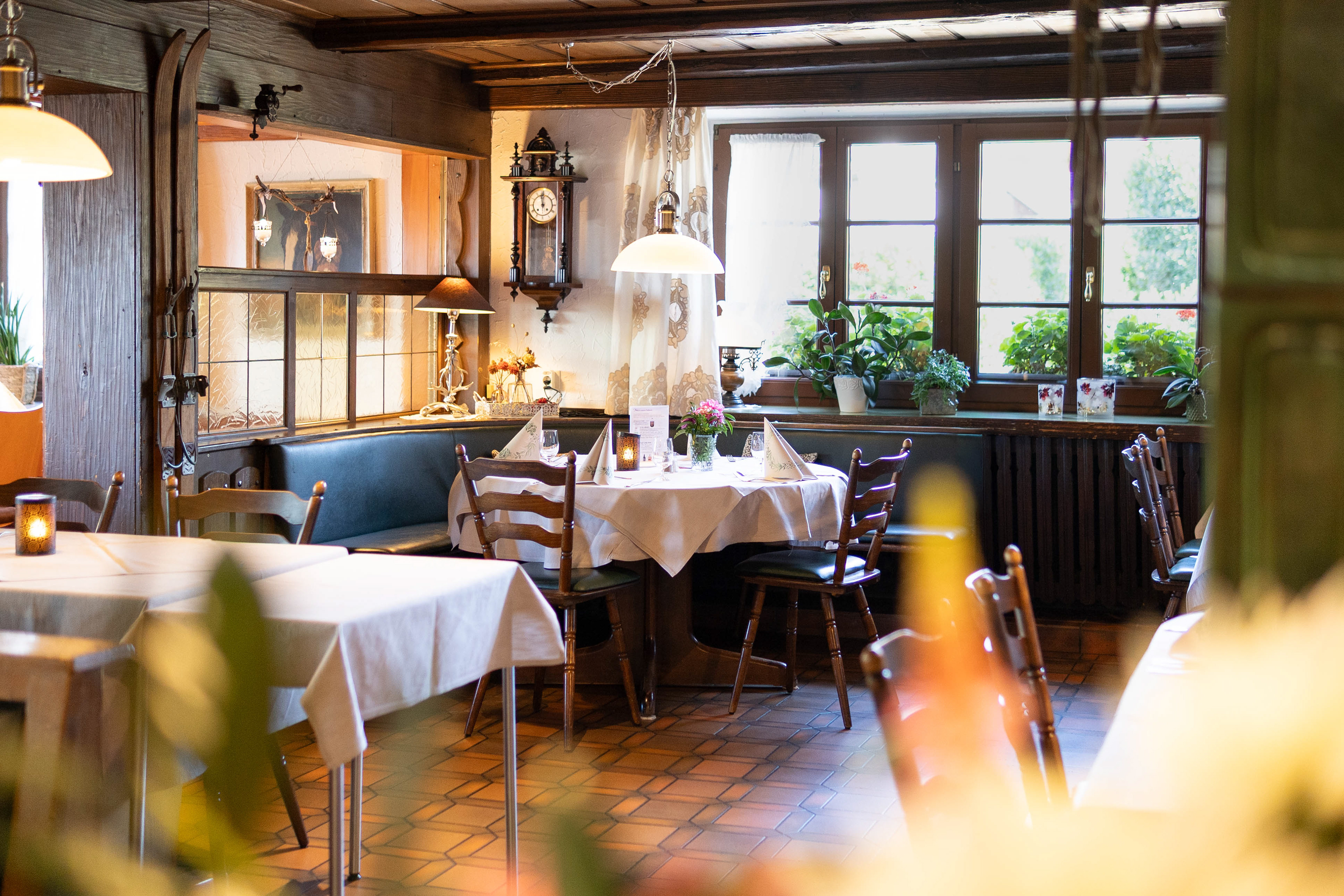 Innenaufnahmen des Hotel Restaurant Krone Wiechs – elegante und gemütliche Atmosphäre