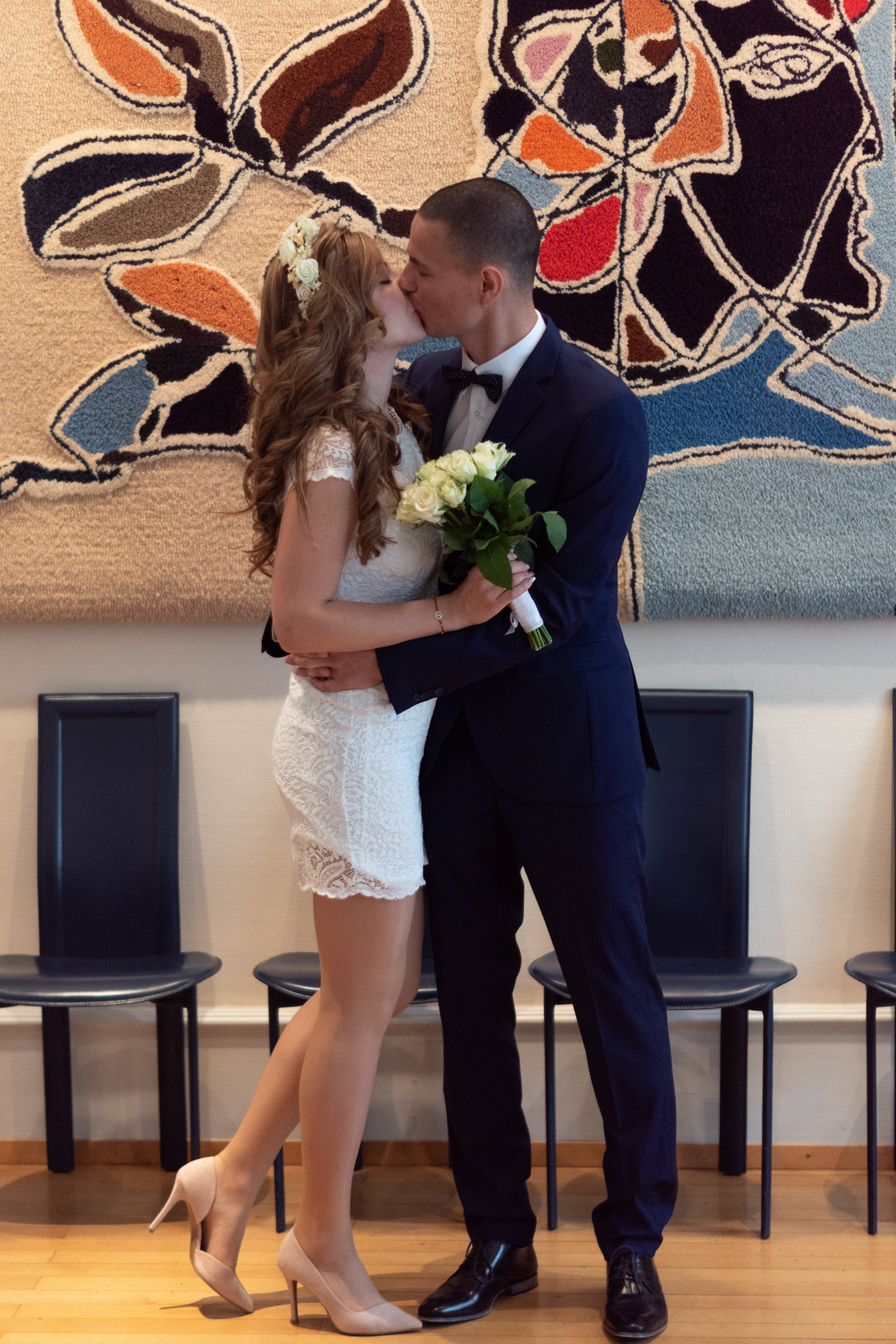 Brautpaar bei der standesamtlichen Hochzeit – professionelle Hochzeitsfotografie Schopfheim