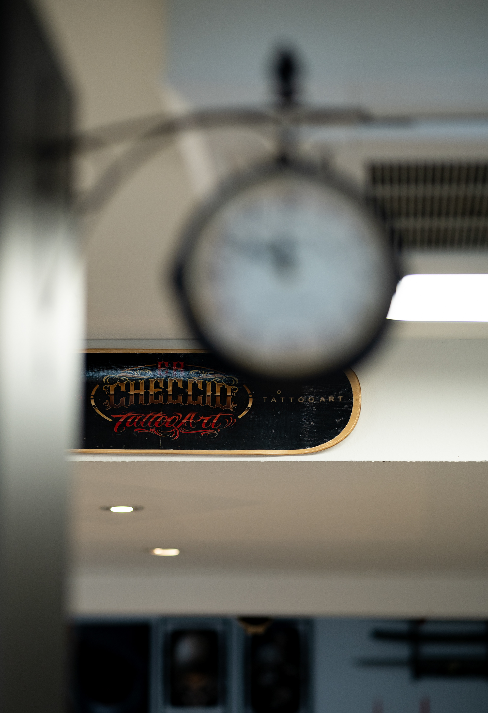 Fotografie eines Tattoostudios