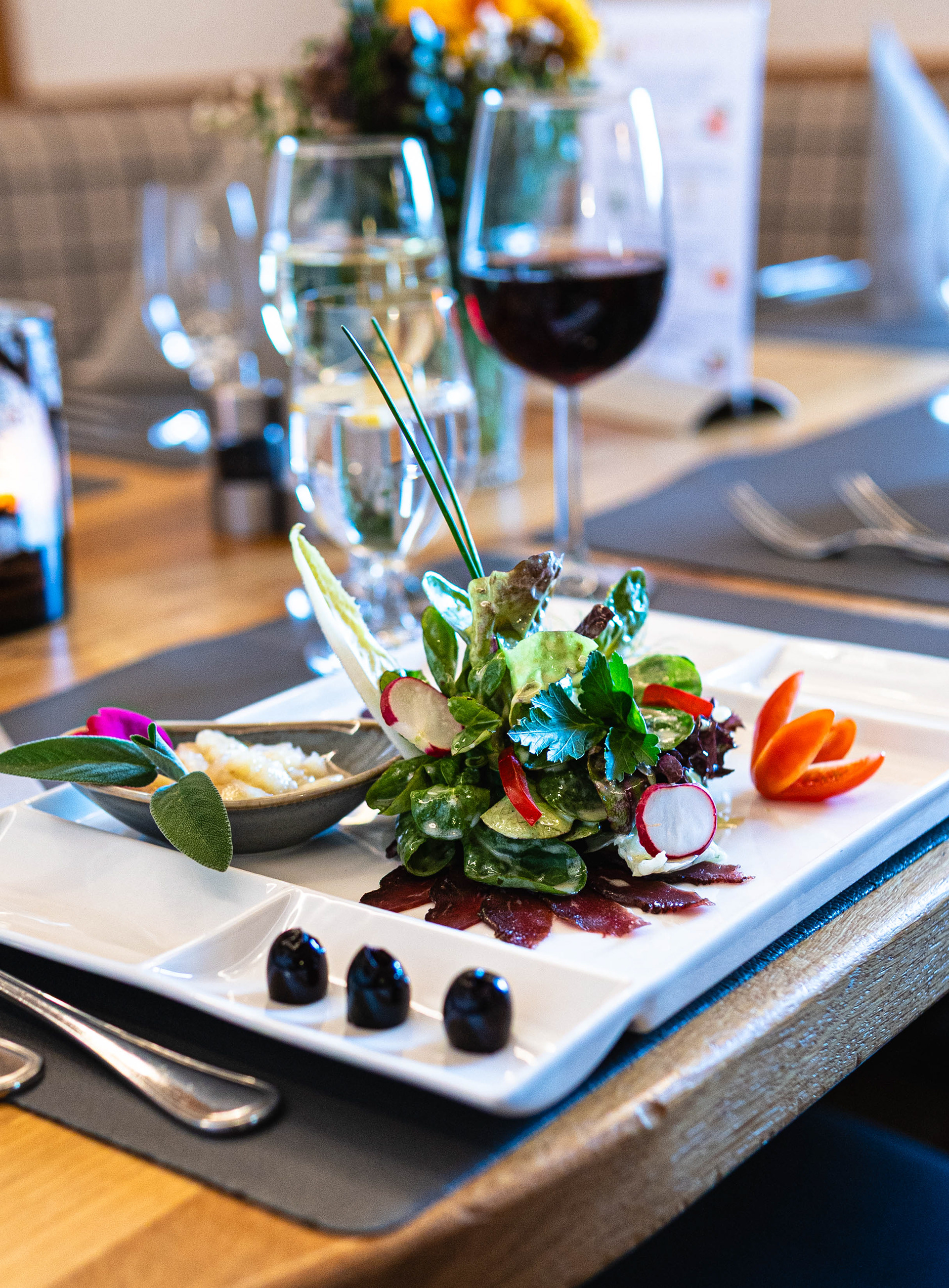 Frische saisonale Gerichte – professionelle Foodfotografie im Krone Wiechs