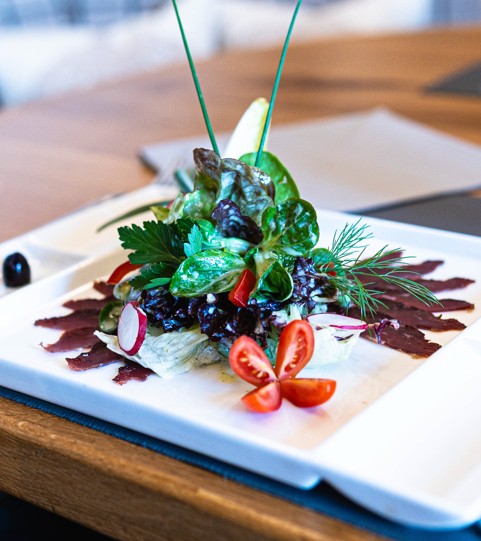 Frische saisonale Gerichte – professionelle Foodfotografie im Krone Wiechs