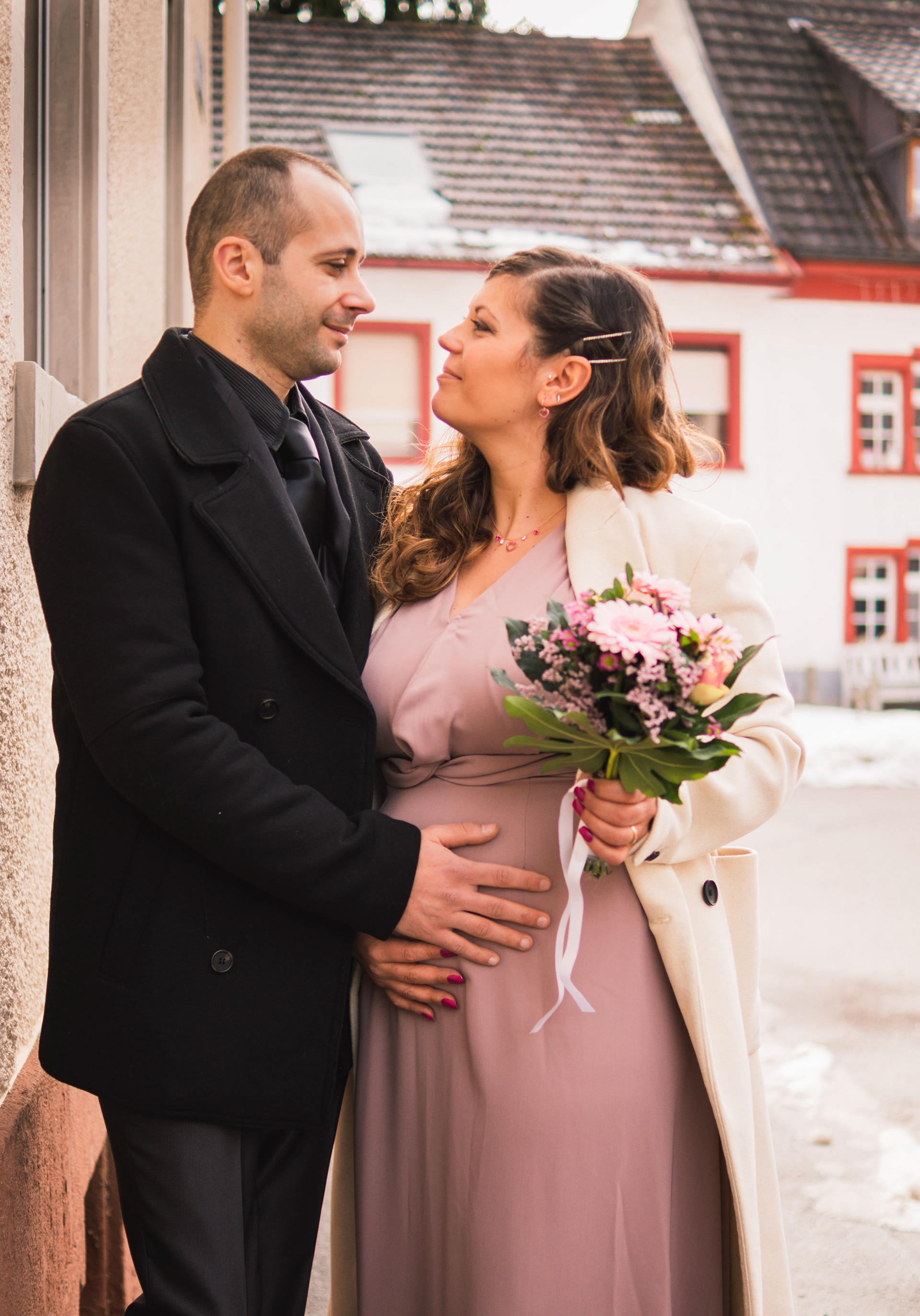 Mini‑Fotosession des Brautpaares – authentische Paaraufnahmen in Maulburg