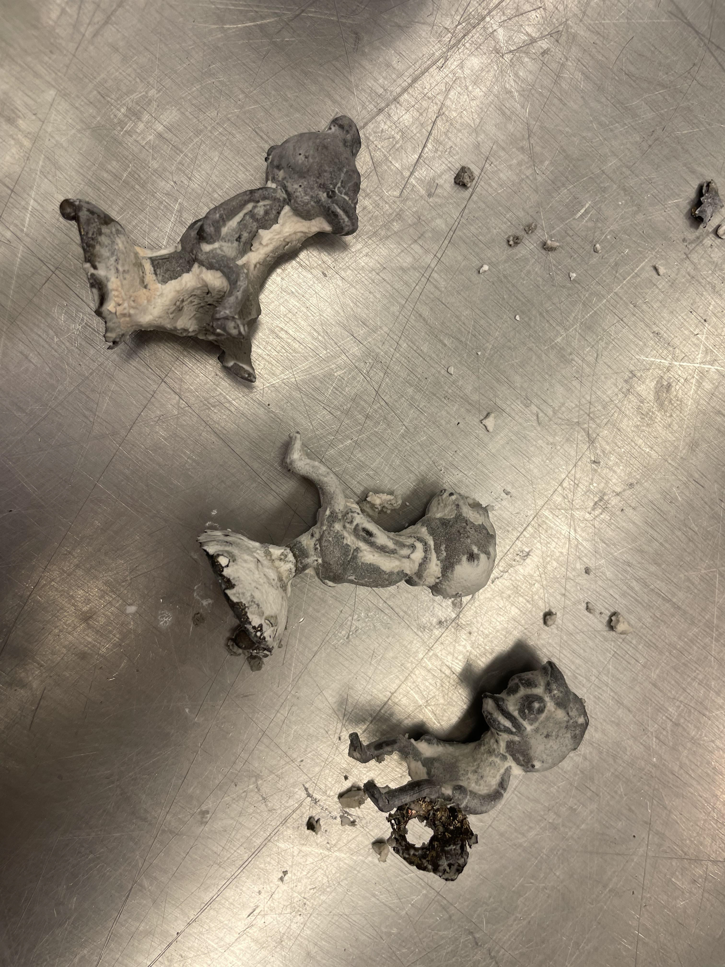 Initial Bronze Cast