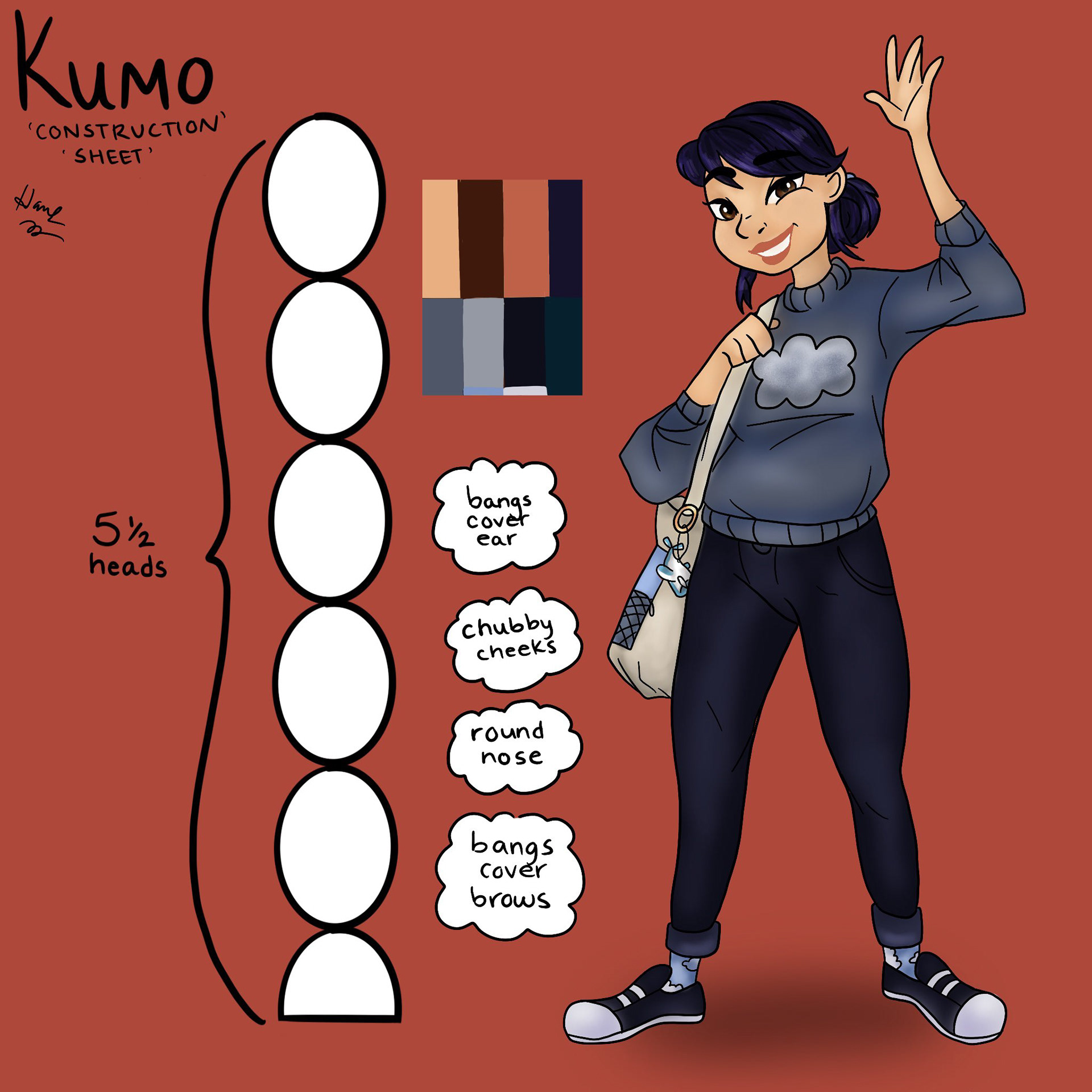 Kumo Model Sheet