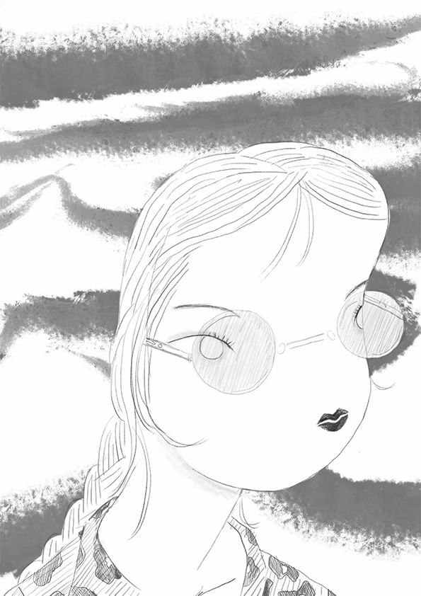 夜のサングラス