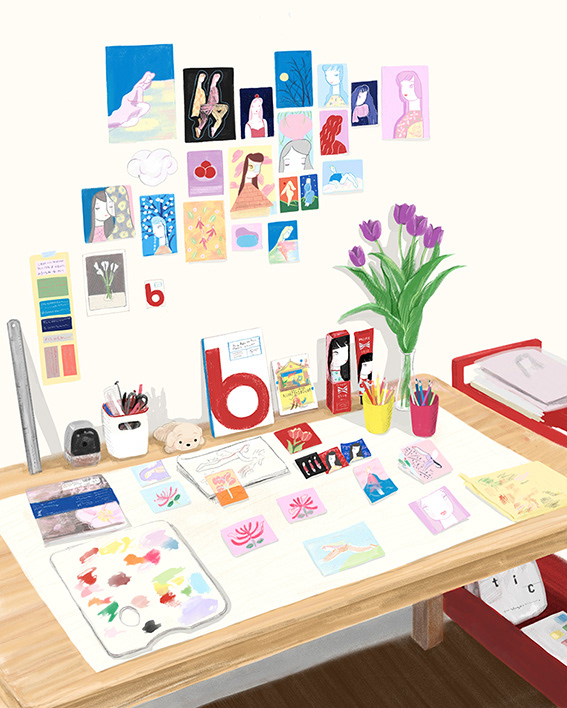 わたしのつくえ