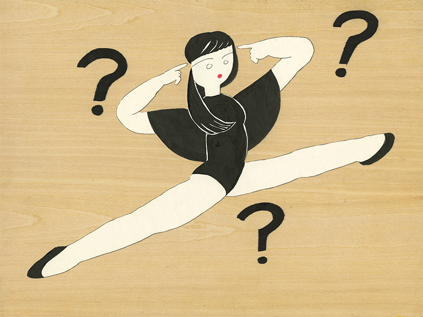 悩めるバレリーナ