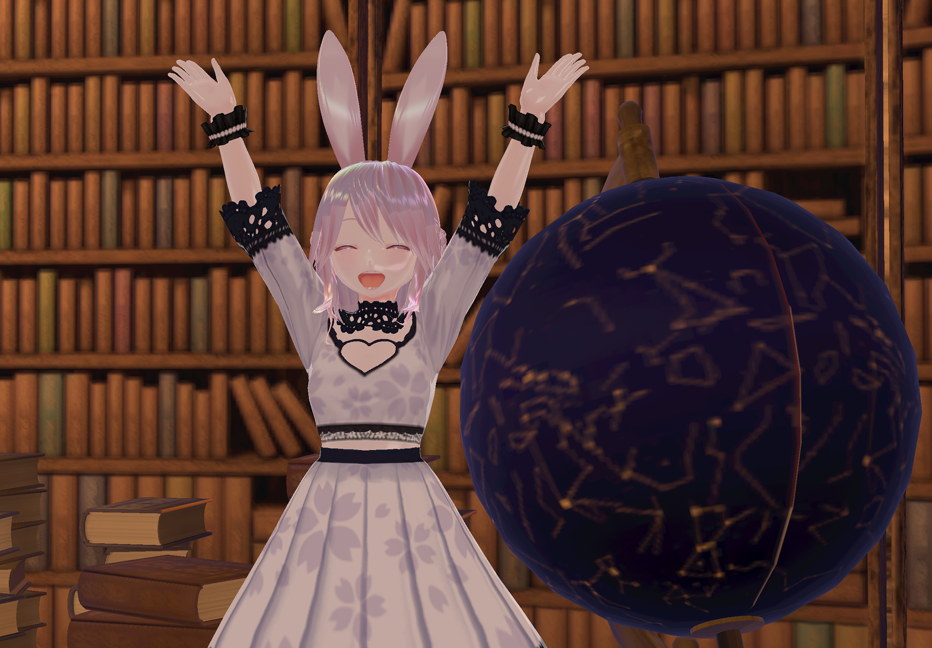 **"Silence in the Starry Sky ”** - In the silence of the starry sky, Koro found inner peace. The stars gently surrounded her.**「星空の静寂」**     - 星空の静寂の中で、Koroちゃんは心の平和を見つけた。星々が彼女を優しく包み込んでいた。