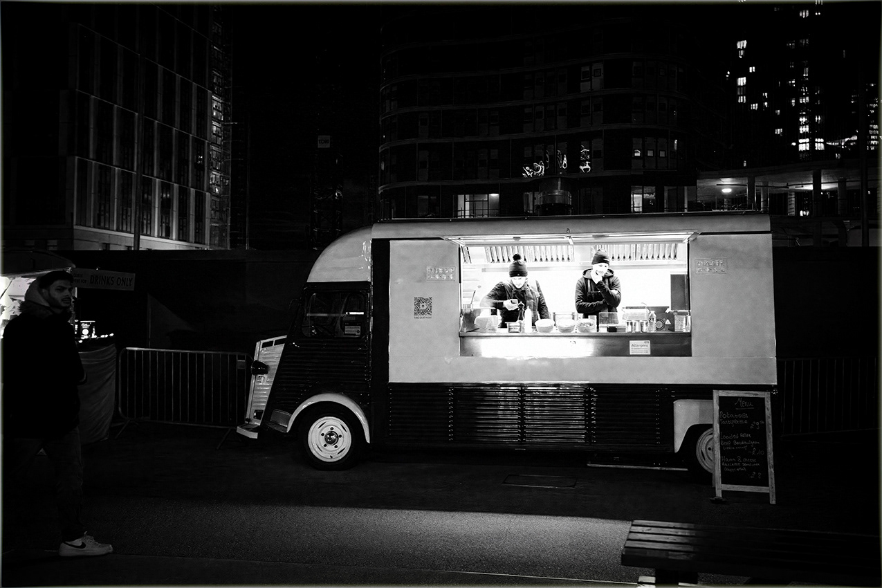 Street Food. Canary Wharf.
