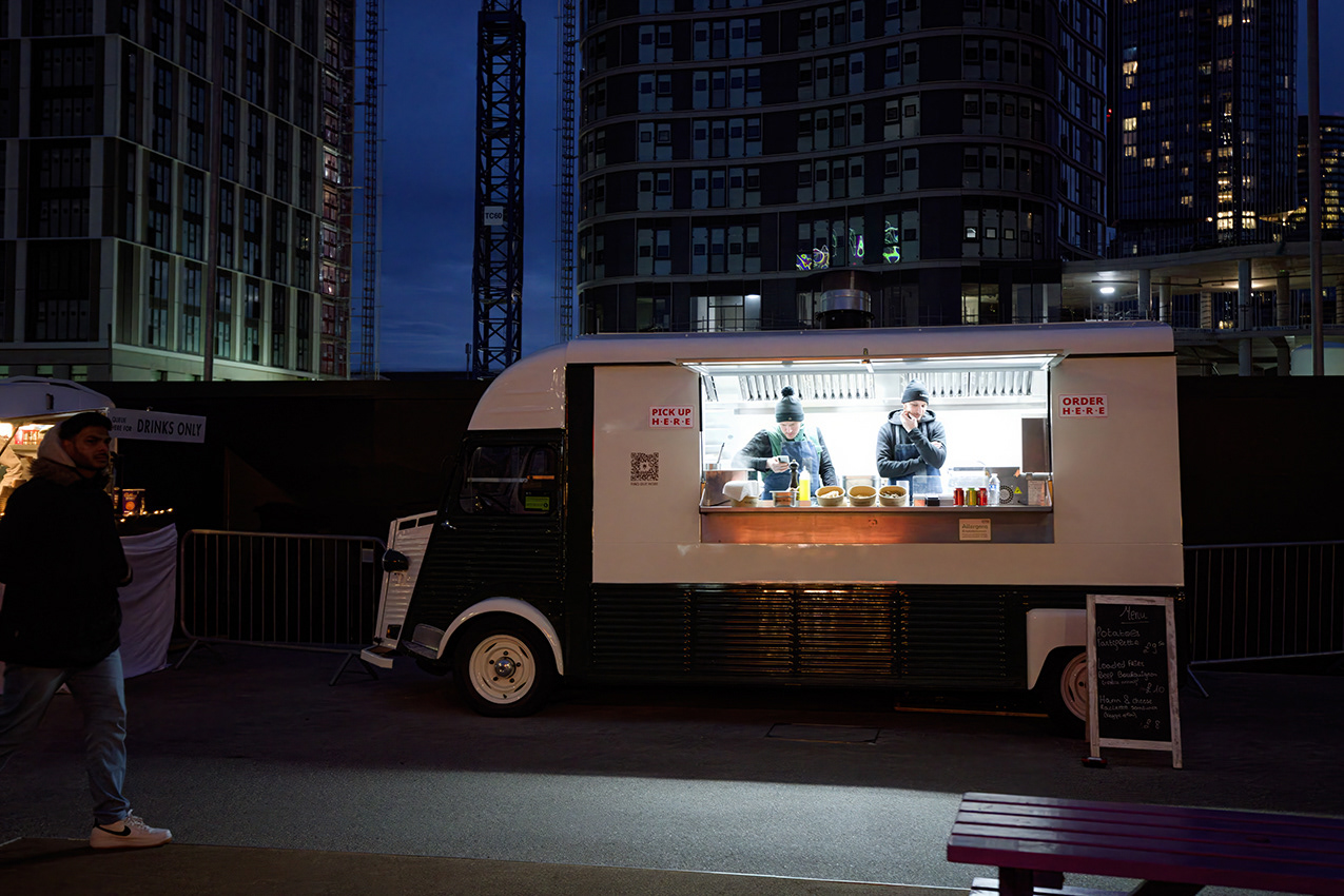 Street Food. Canary Wharf.