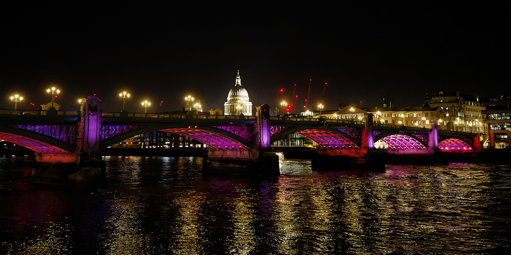 Southwark Bridge.