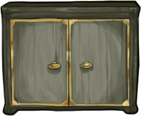 To highlight interacted objects, we put golden elements in them.