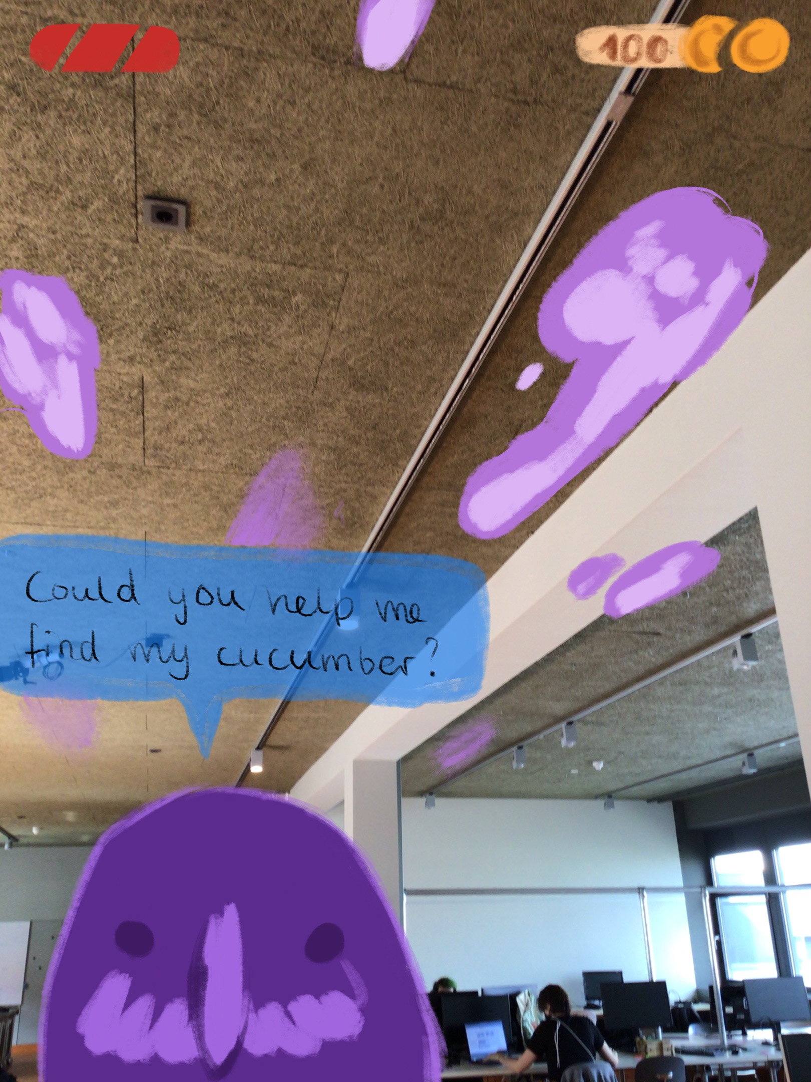 For Accessibility, speech bubbles should be attached to the talking characters
