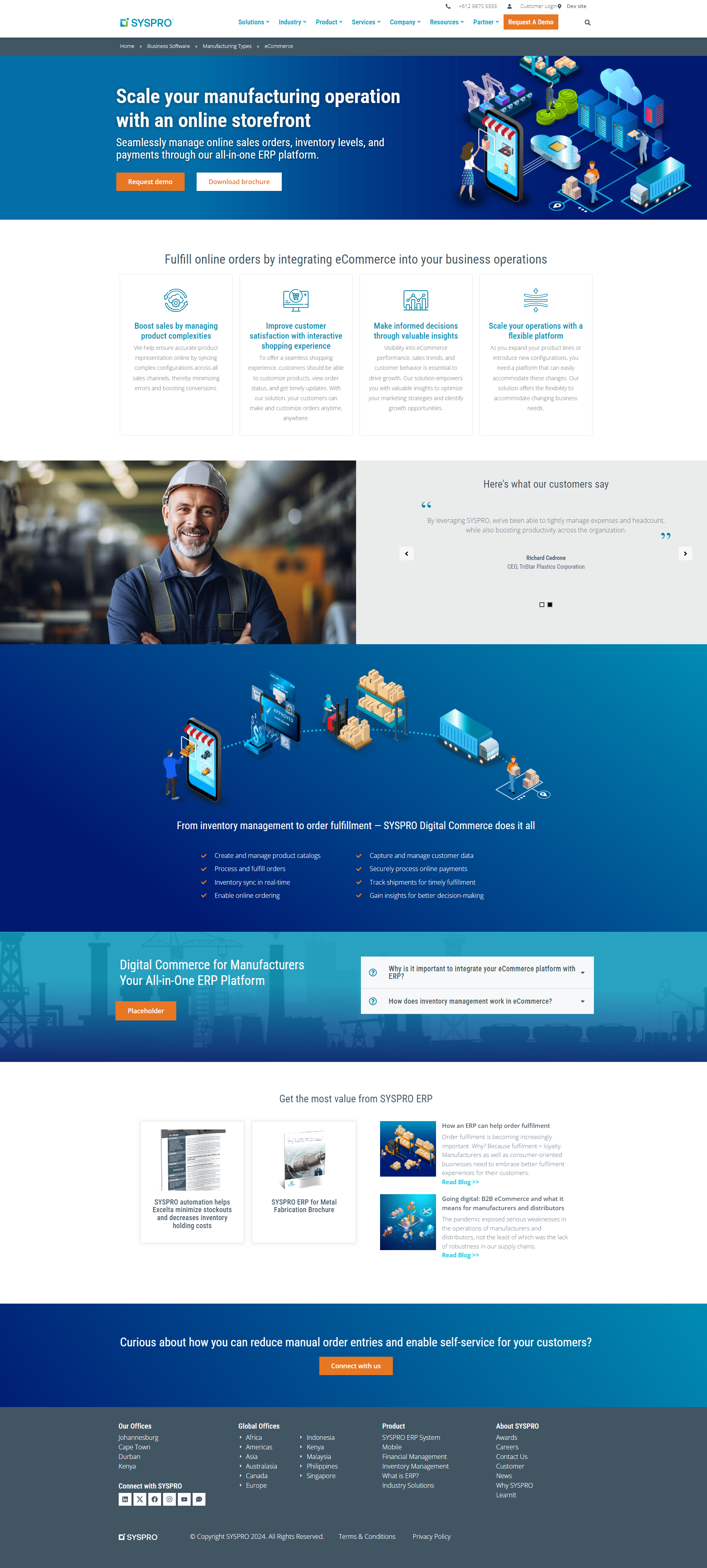 Landing page