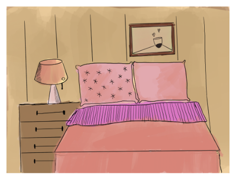 Right now she doesn't have the energy to start a conversation with her boyfriend, Mark, but she also wants to confide in him because she is feeling lonely.