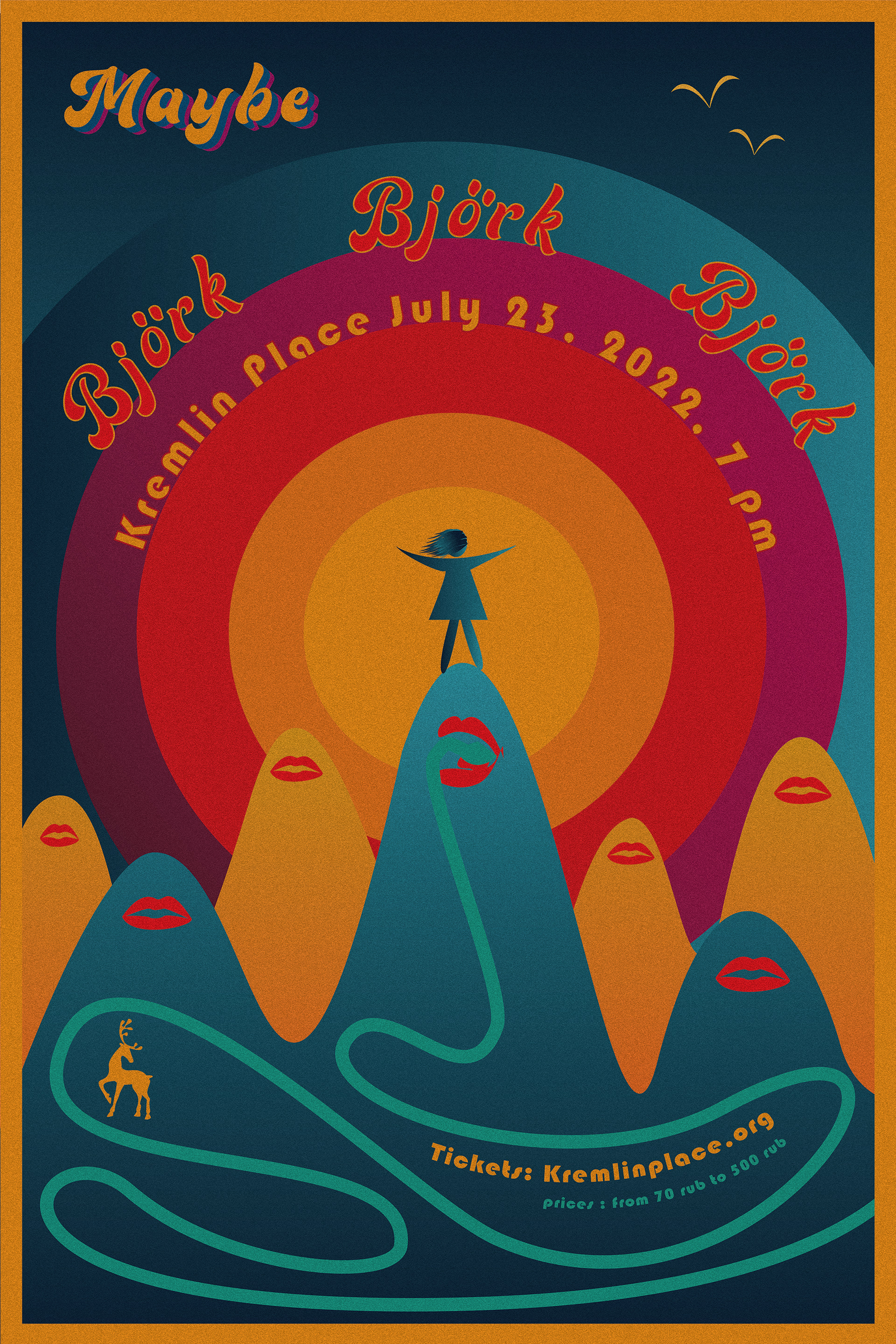 Bjork Concert POster