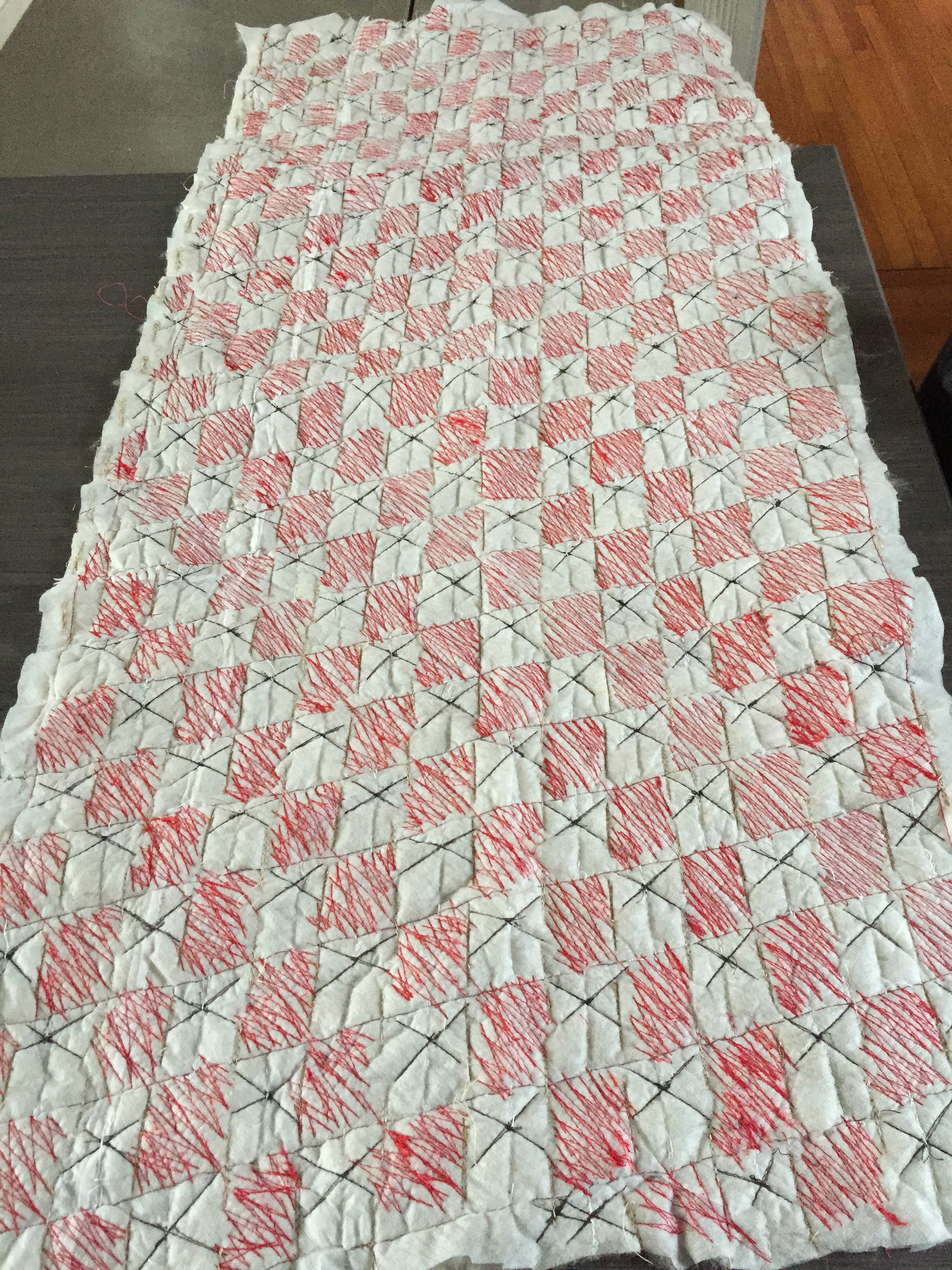 Embroidery process