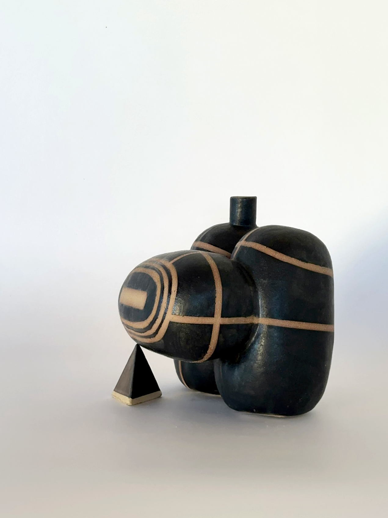 Handbuilt Cone 10 Stoneware & Glaze 11” x 12” x 10”