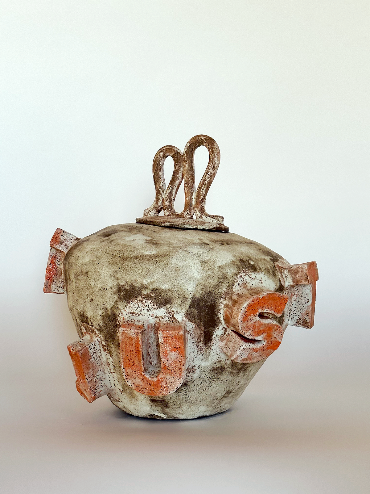 Just Punt: Cone 10 Stoneware & Glaze 21.5” x 20” x 20”