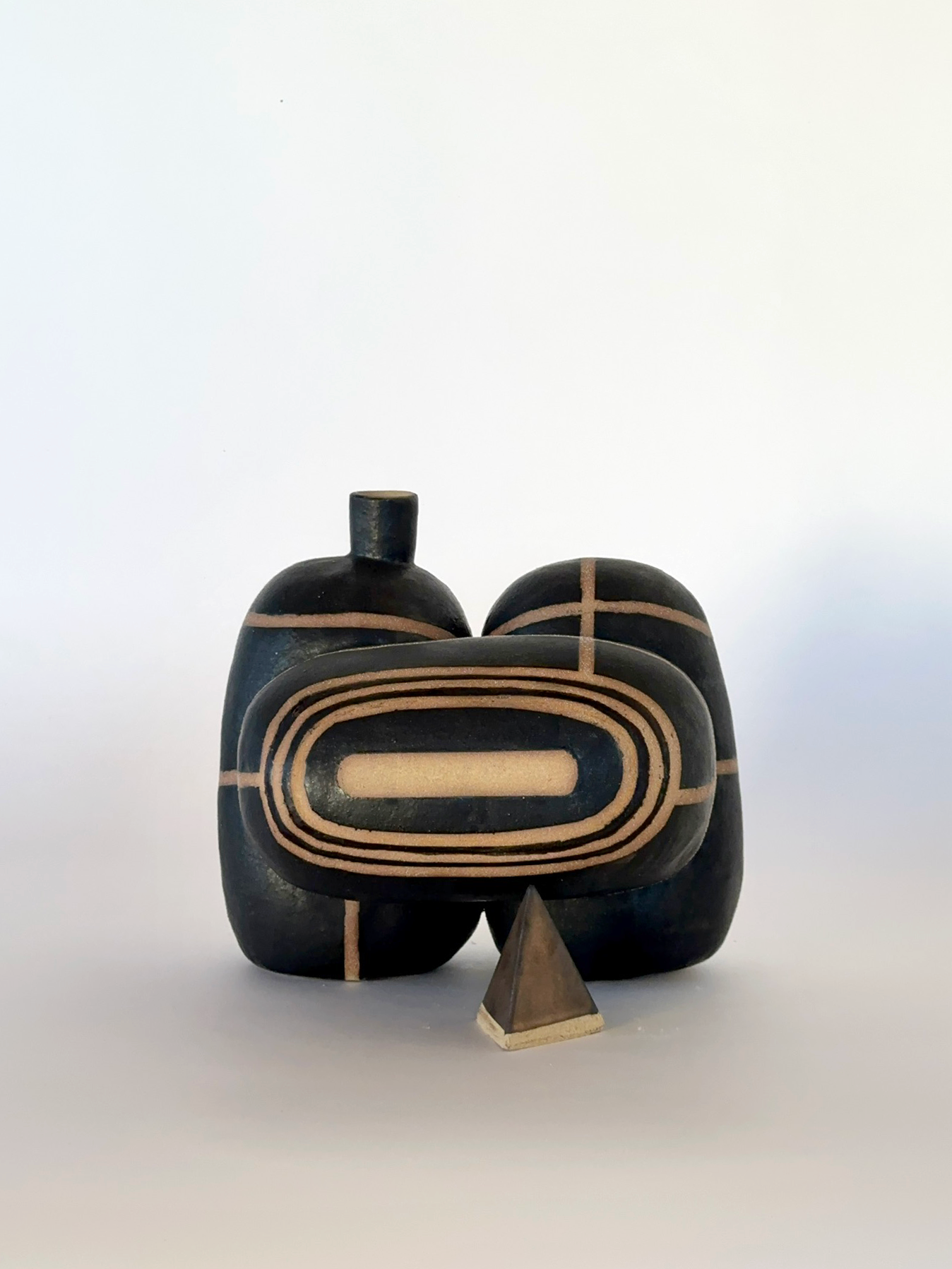 Handbuilt Cone 10 Stoneware & Glaze 11” x 12” x 10”