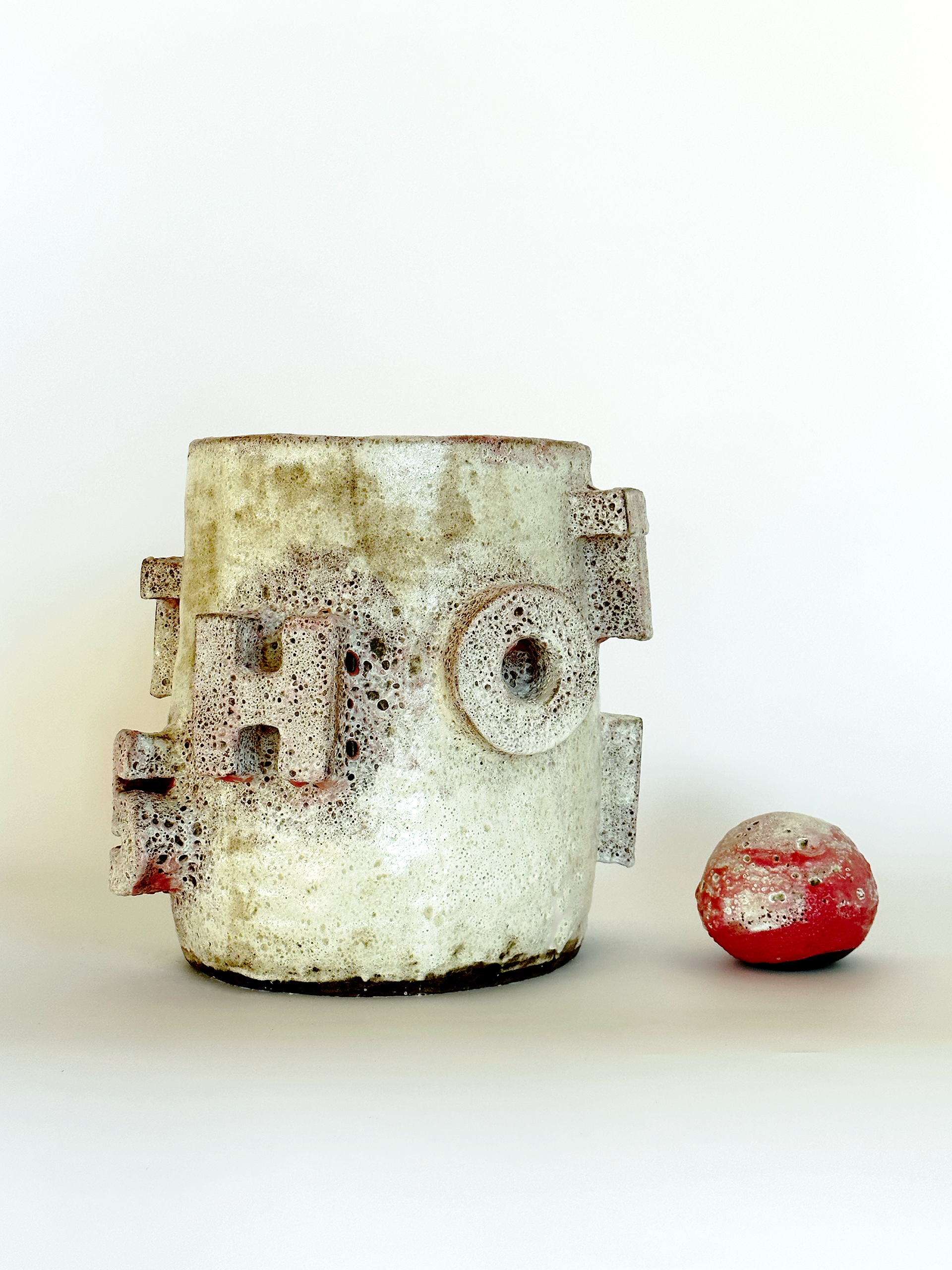 Best Shot: Cone 10 Stoneware & Glaze 17” x 16” x 16”