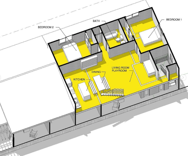 Created graphics to show layout to Homeowner/Client