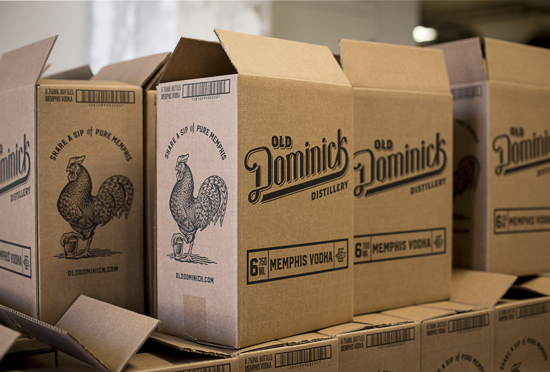 Old Dominick Distillery Packaging