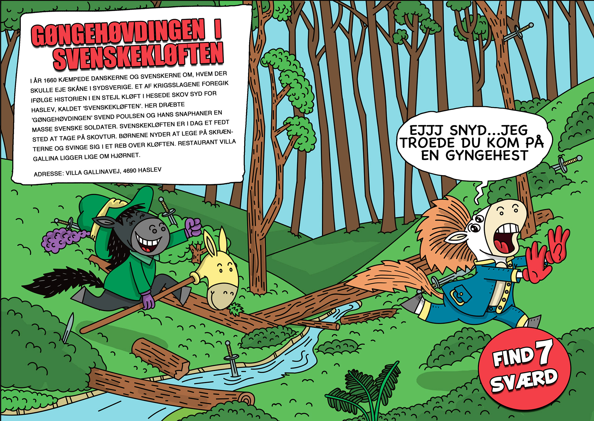 Illustration fra opgavebog (Faxe Kommune)