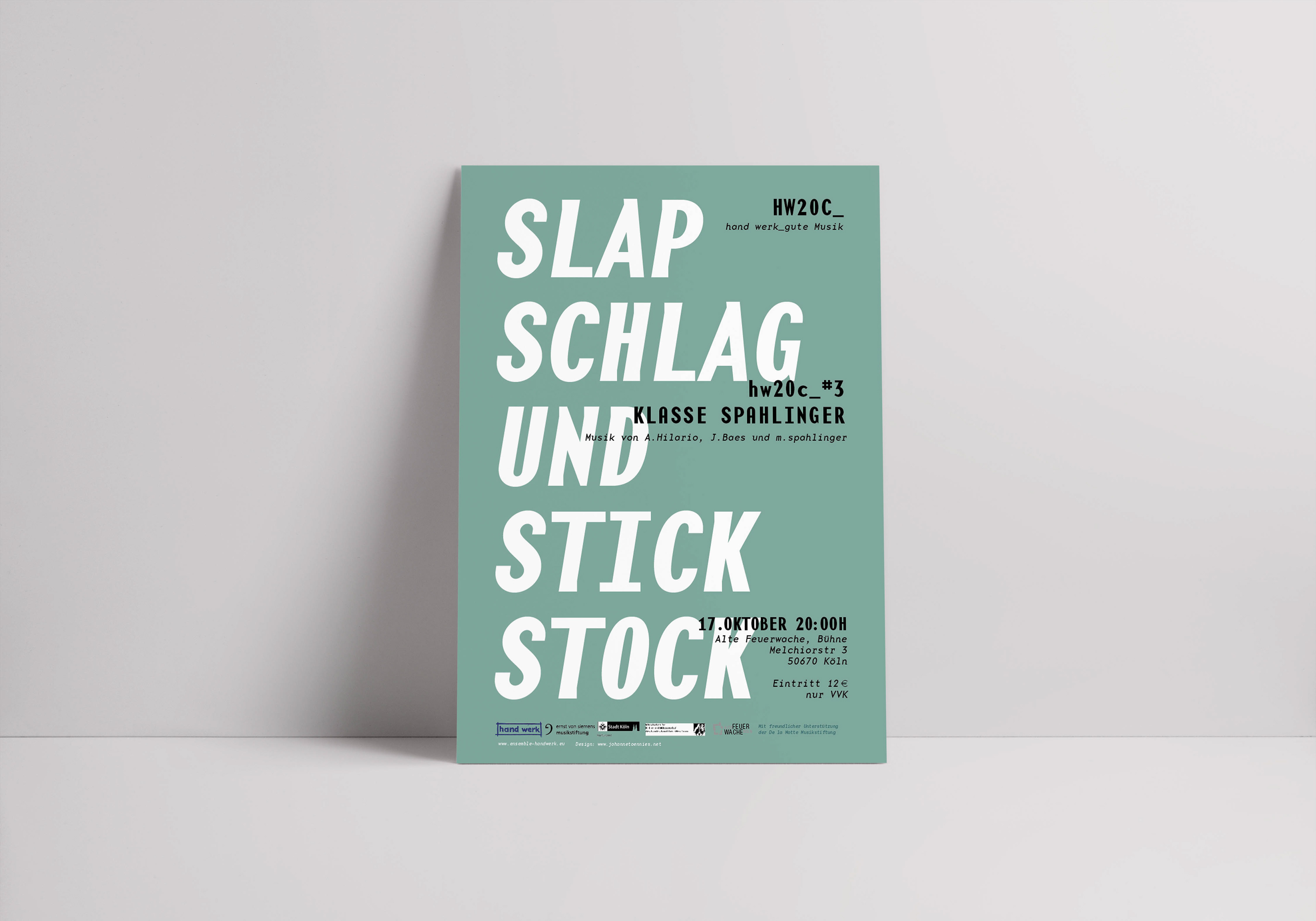 Kölner Ensemble hand werk Plakatserie 2