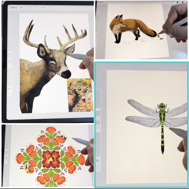 Jen Rubin - My favorite way to create is with Procreate.