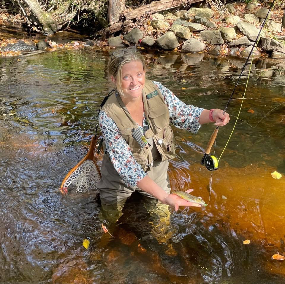Jen Rubin - Flyfishing for the trout I draw!