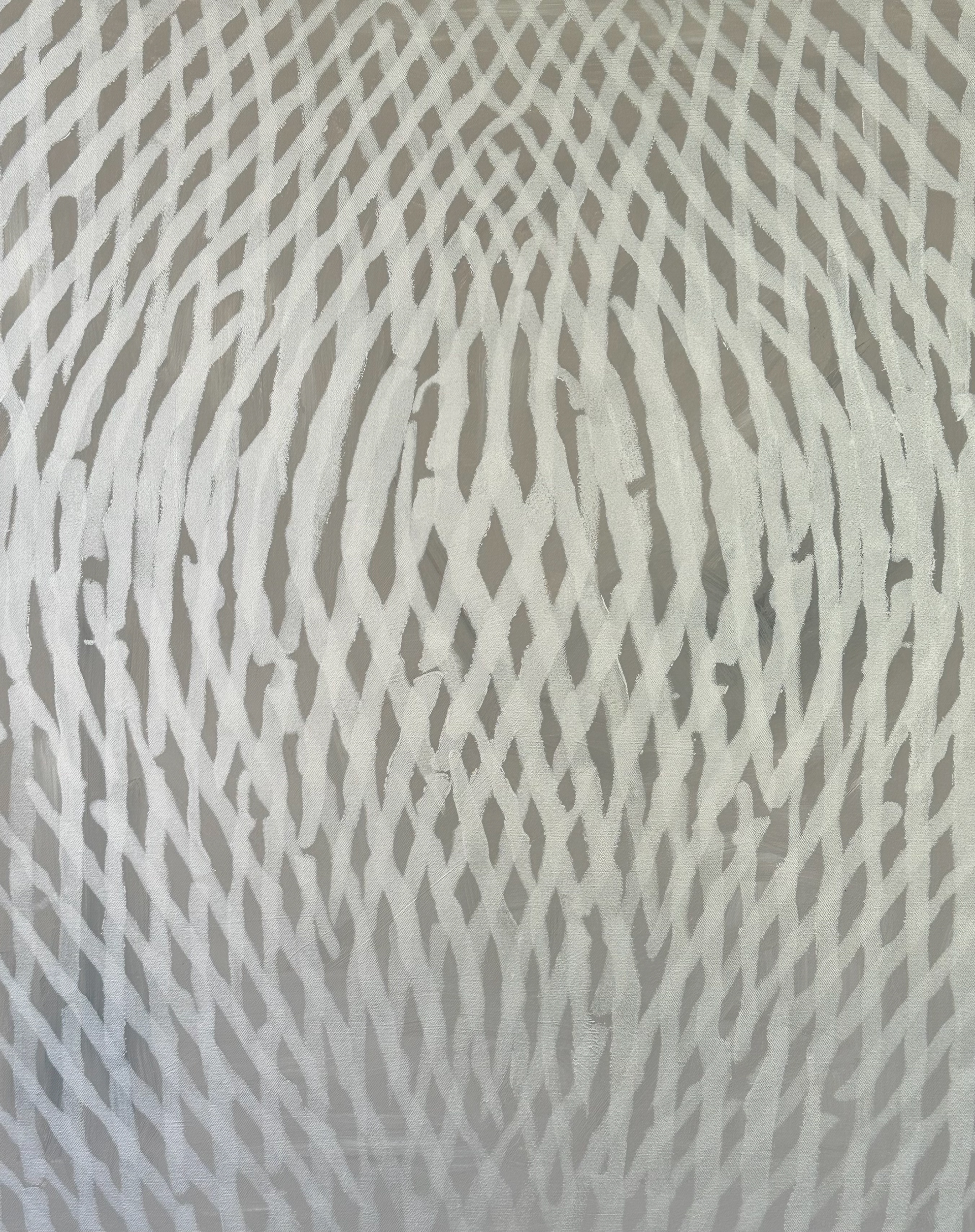 ~Iridescent Moiré~ acrylic on canvas, 24" x 30", 2024 © Marie Dutka Brix