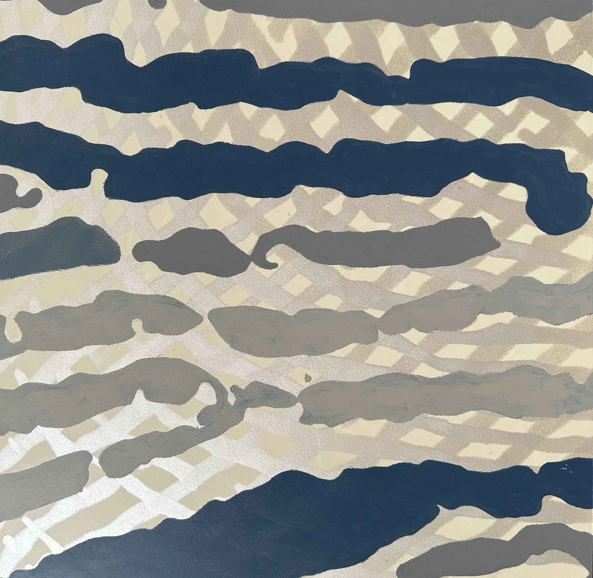 acrylic on panel, 16" x 16" © Marie Dutka Brix