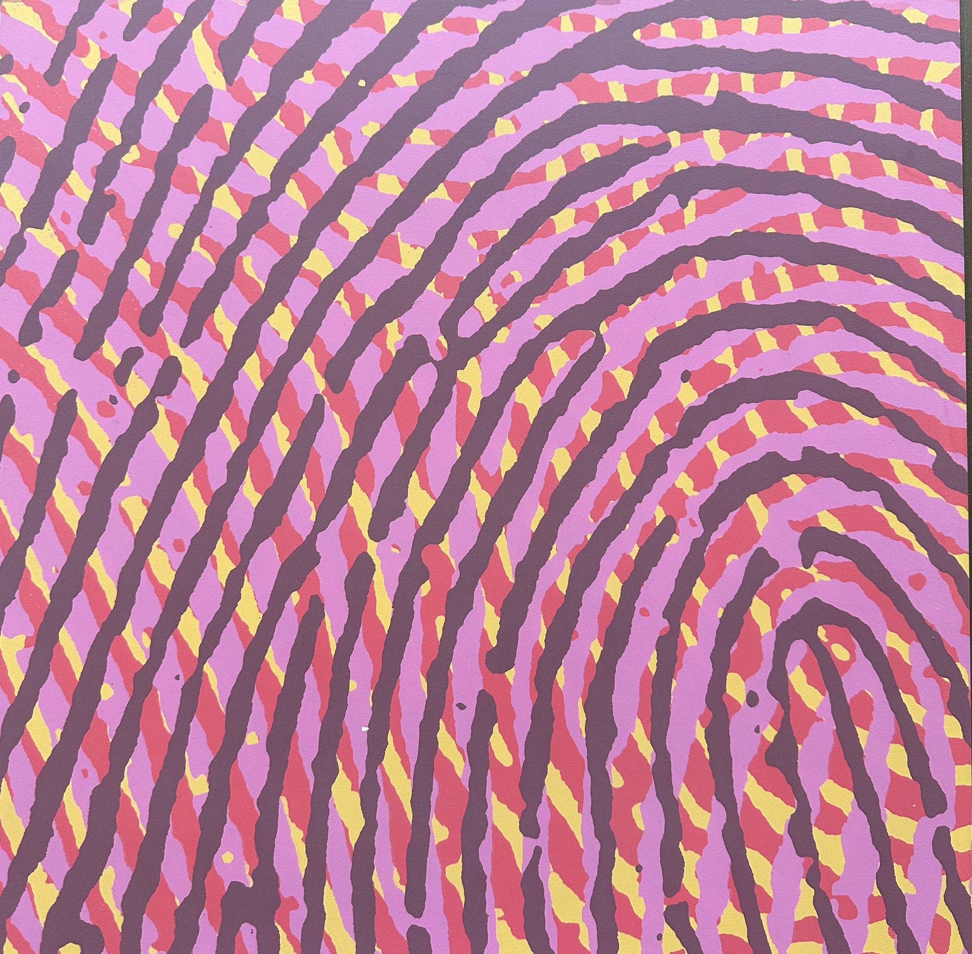 acrylic on panel, 17 x 17" © Marie Dutka Brix