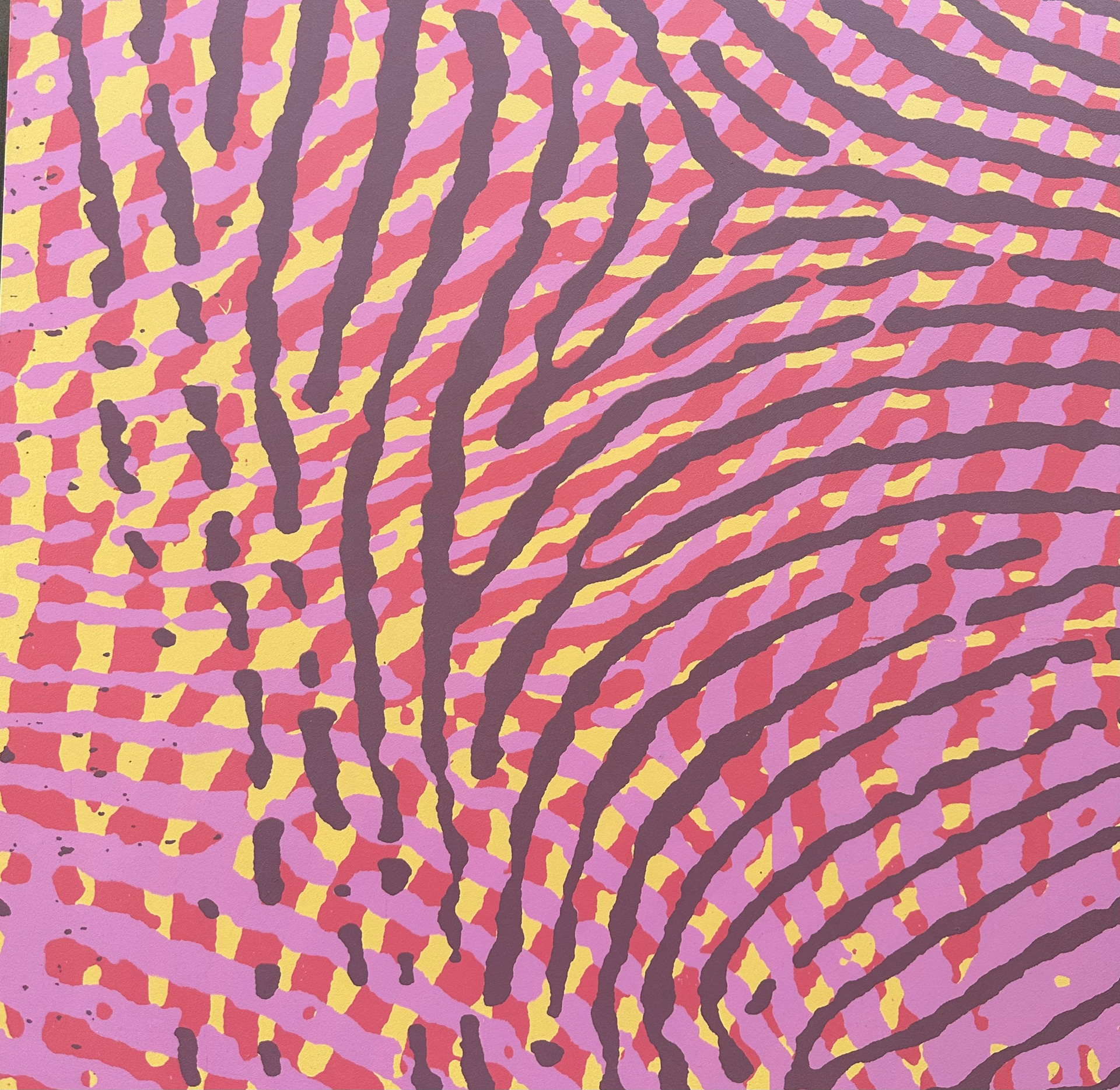 acrylic on panel, 17 x 17" © Marie Dutka Brix