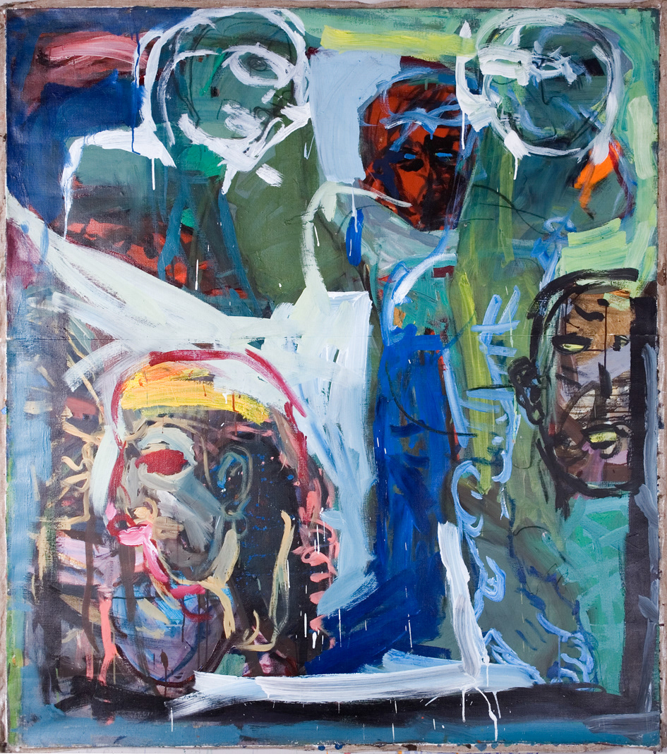 TWARZE / OIL ON CANVAS / 160 X 140 CM